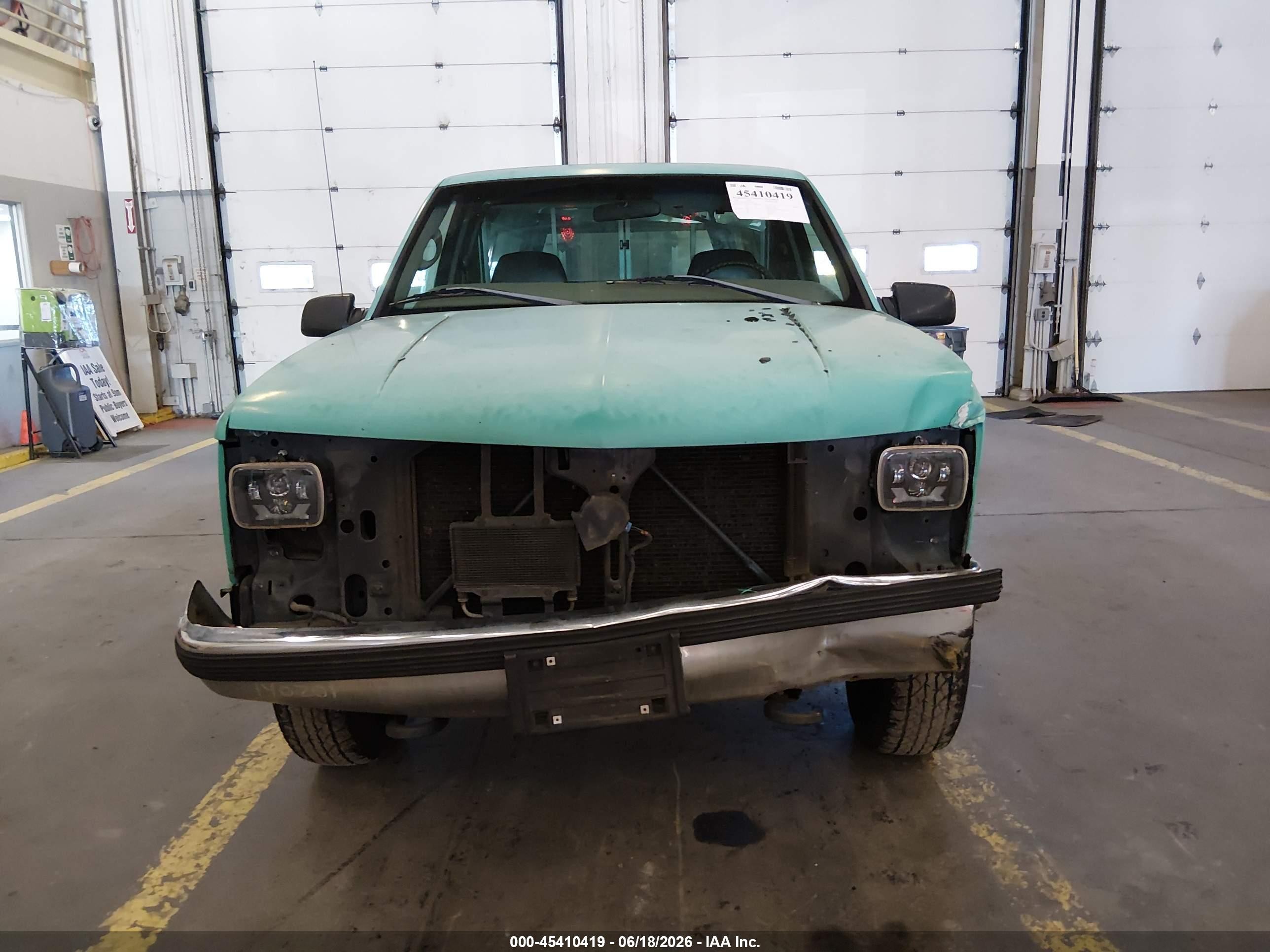 1998 Gmc Sierra 2500 Hd Sl Turquoise vin: 1GTGC24R2WZ504063