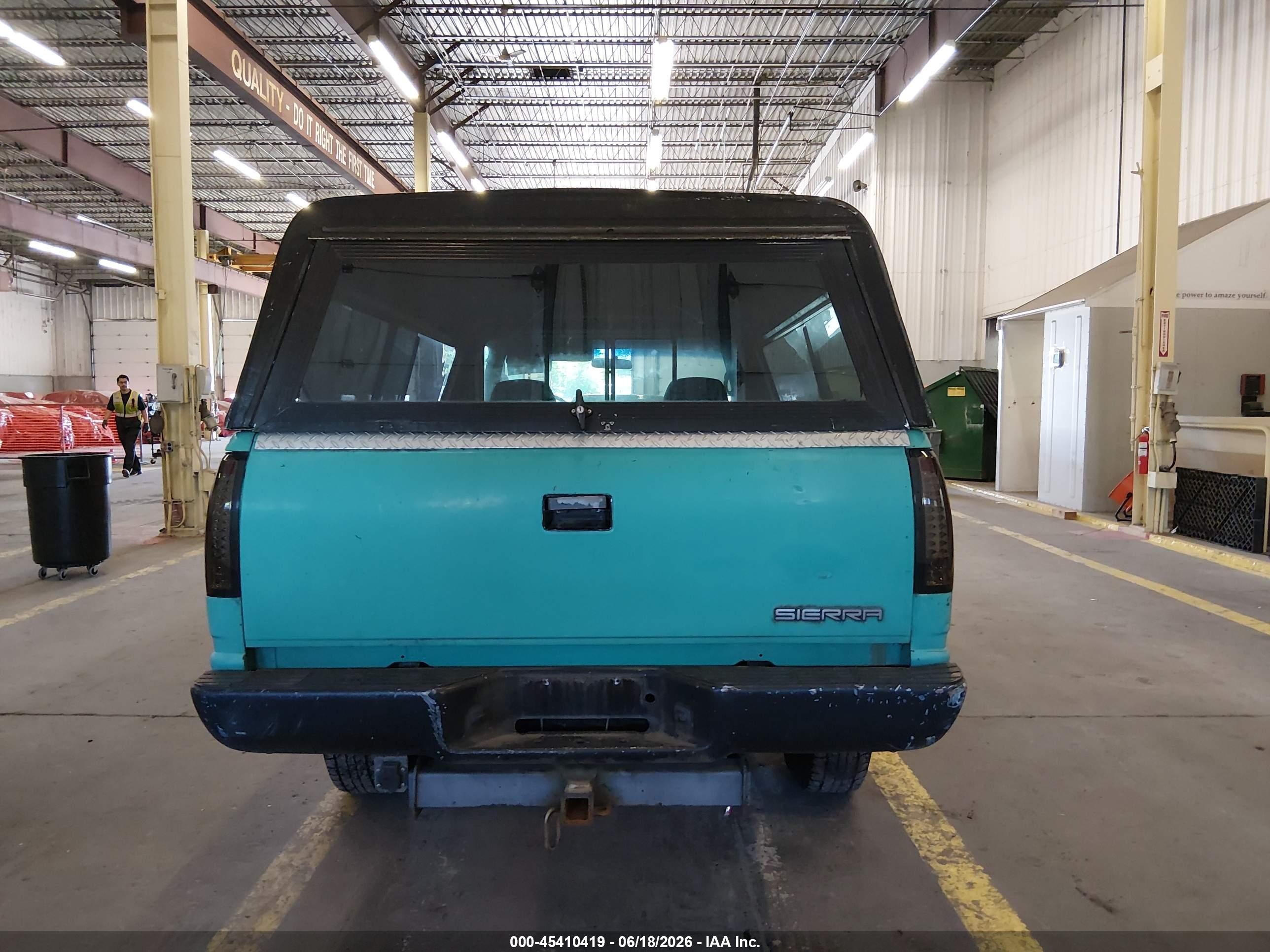1998 Gmc Sierra 2500 Hd Sl Turquoise vin: 1GTGC24R2WZ504063