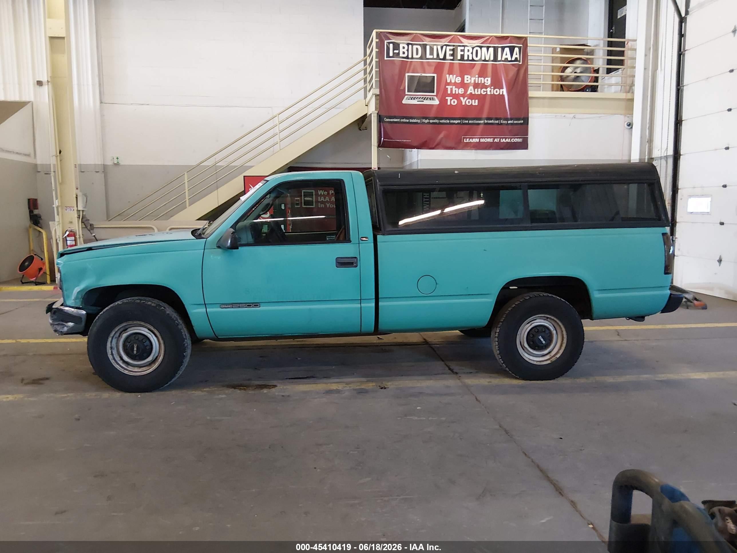 1998 Gmc Sierra 2500 Hd Sl Turquoise vin: 1GTGC24R2WZ504063