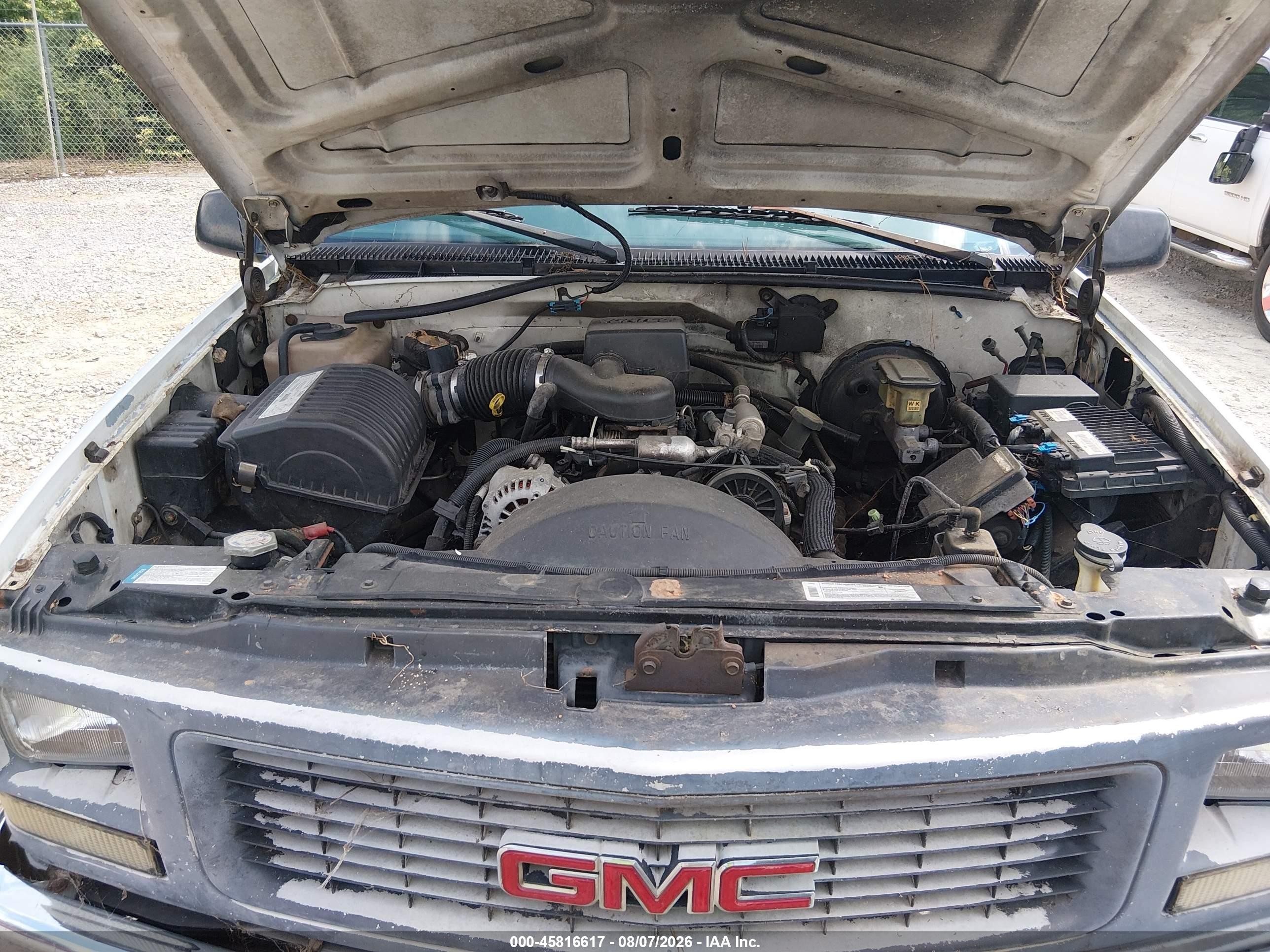 1999 Gmc Sierra 2500 Sl (carry-over) White vin: 1GTGC24R6XF060026