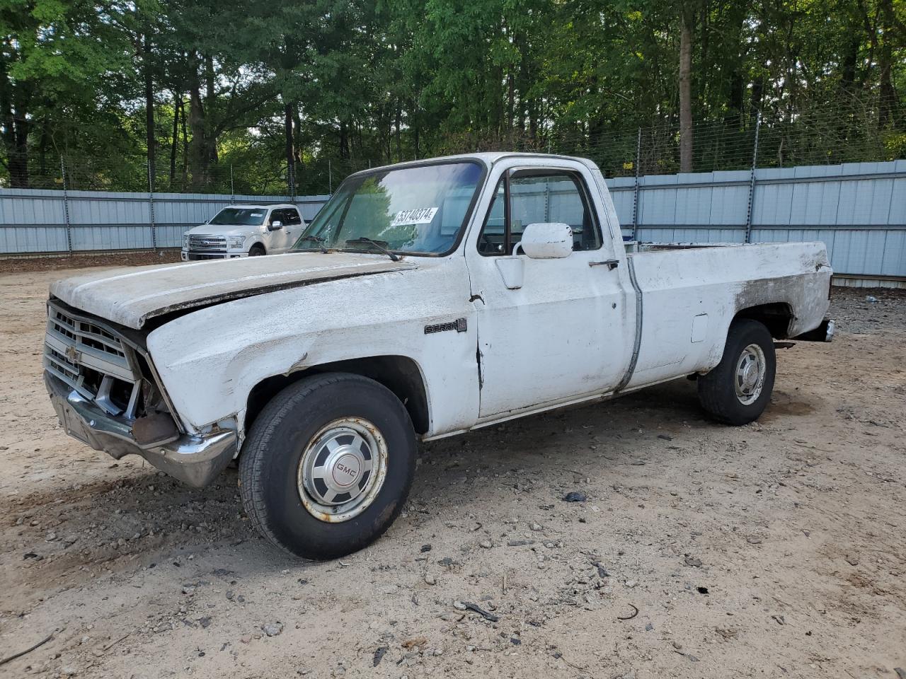 1985 Gmc C2500  White vin: 1GTGC24T2FJ508348