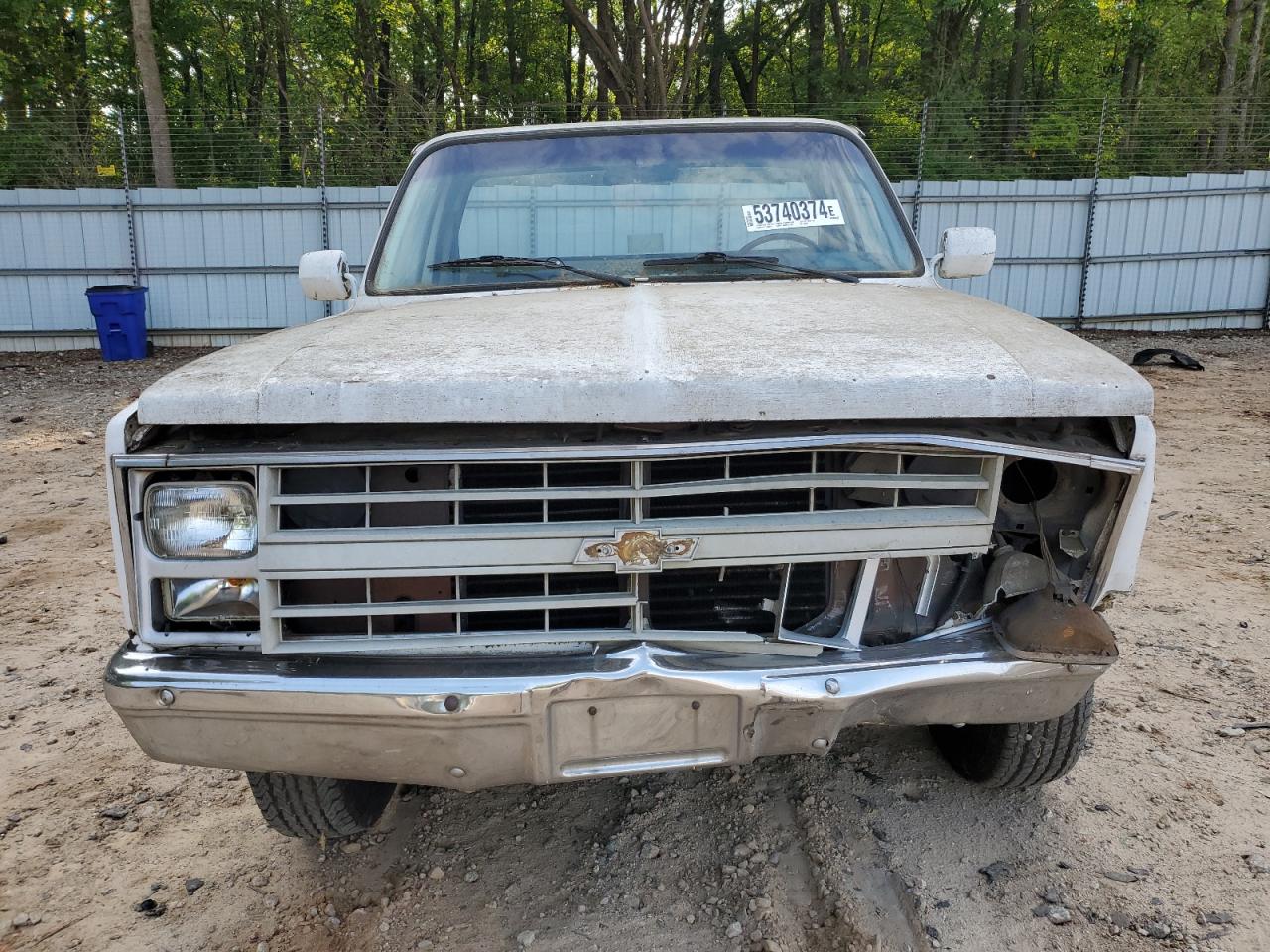 1985 Gmc C2500  White vin: 1GTGC24T2FJ508348