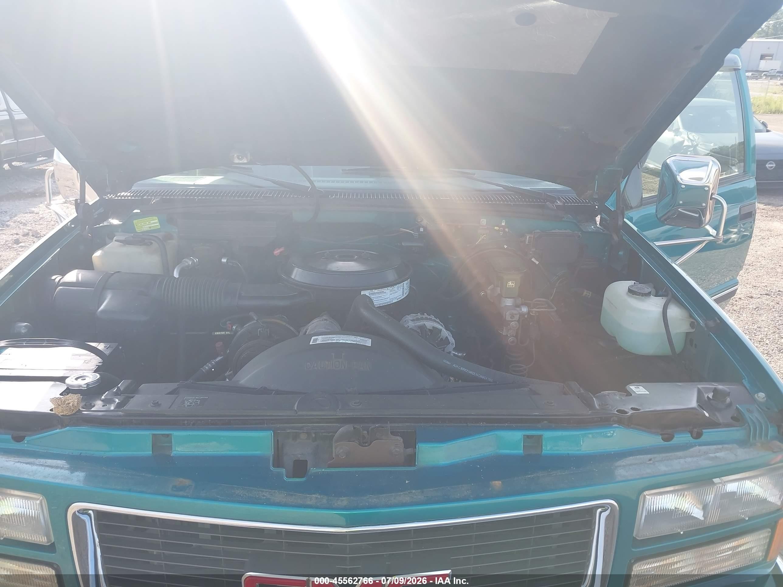 1994 Gmc Sierra C2500 Зеленый vin: 1GTGC29K6RE565231