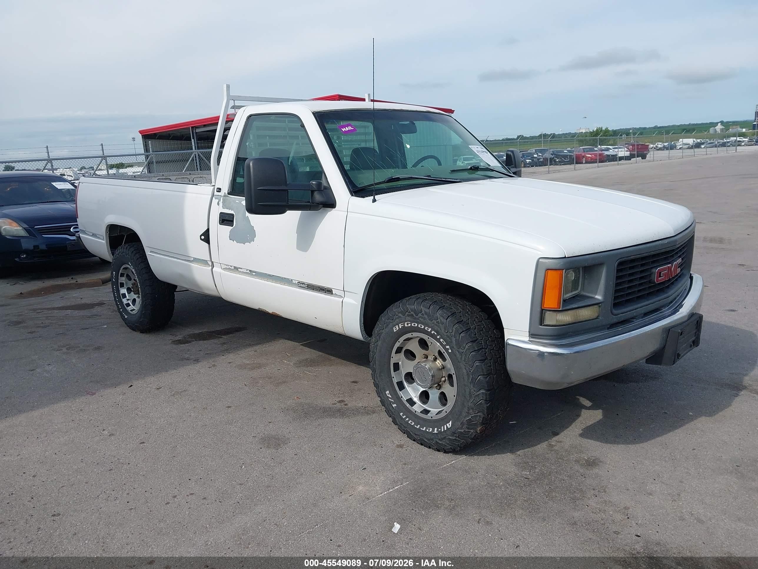 1997 Gmc Sierra 3500 Hd Sl Белый vin: 1GTGC34J7VF035844