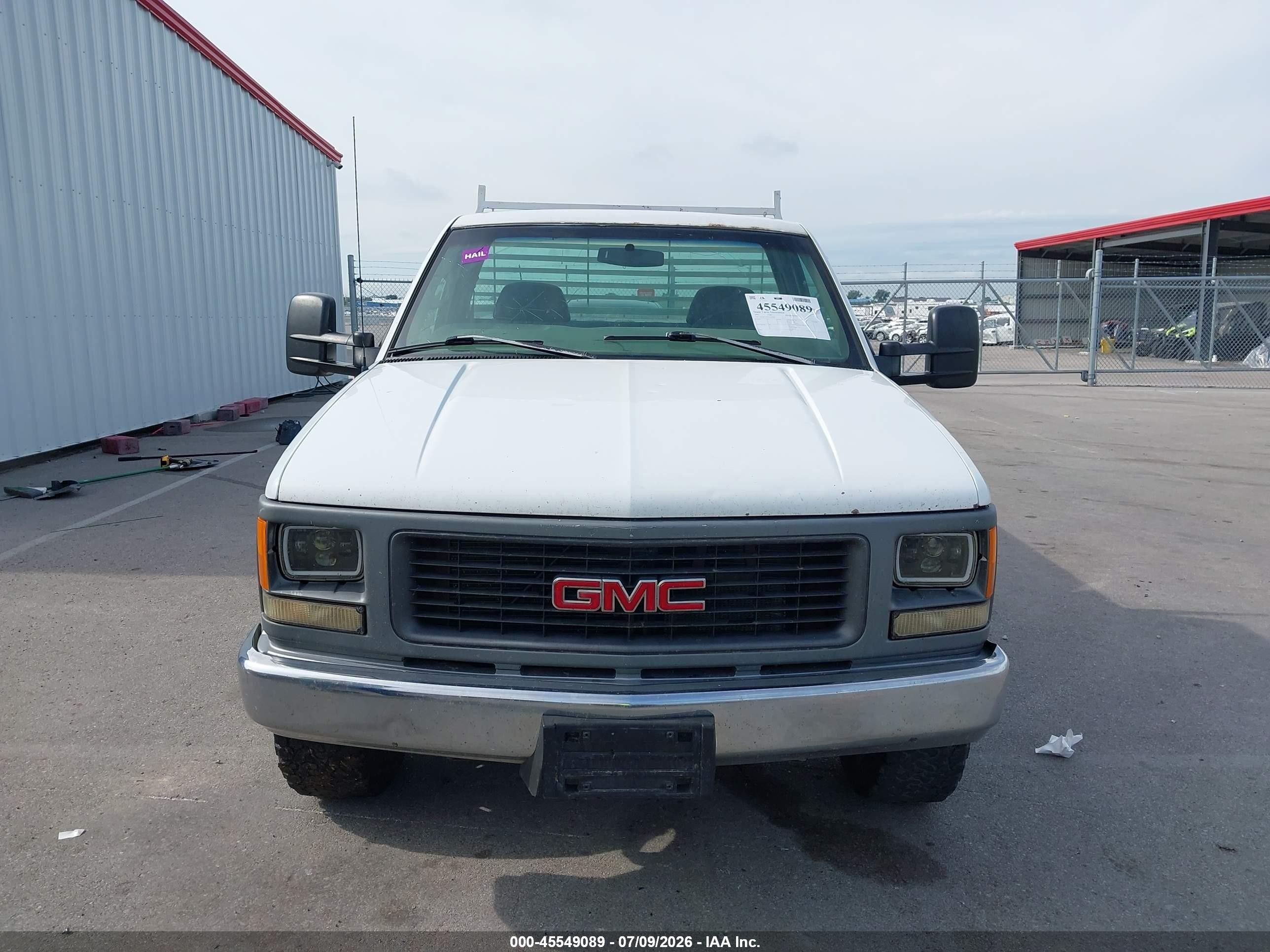 1997 Gmc Sierra 3500 Hd Sl Белый vin: 1GTGC34J7VF035844