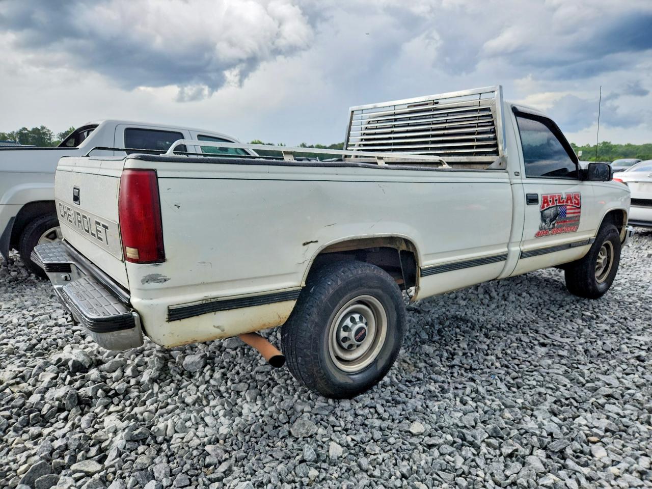 2000 Gmc Sierra C3500 White vin: 1GTGC34R5YR154484