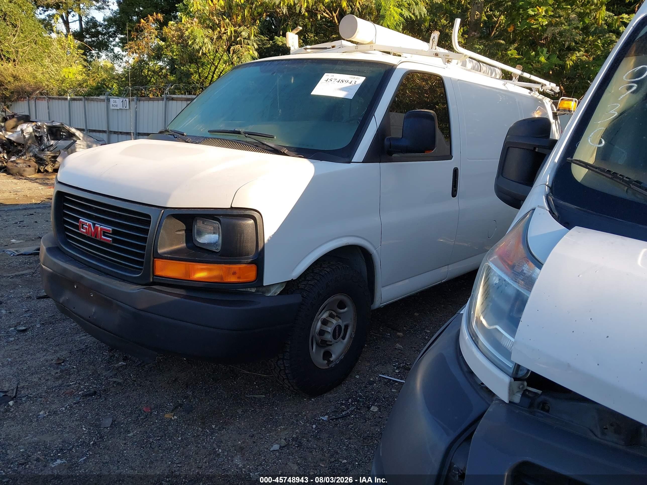 2008 Gmc Savana Work Van Белый vin: 1GTGG25C181182435