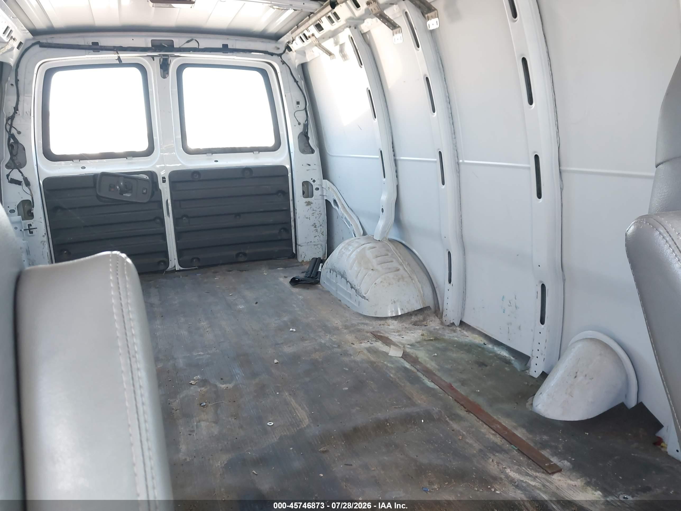 2008 Gmc Savana Work Van White vin: 1GTGG25CX81234757