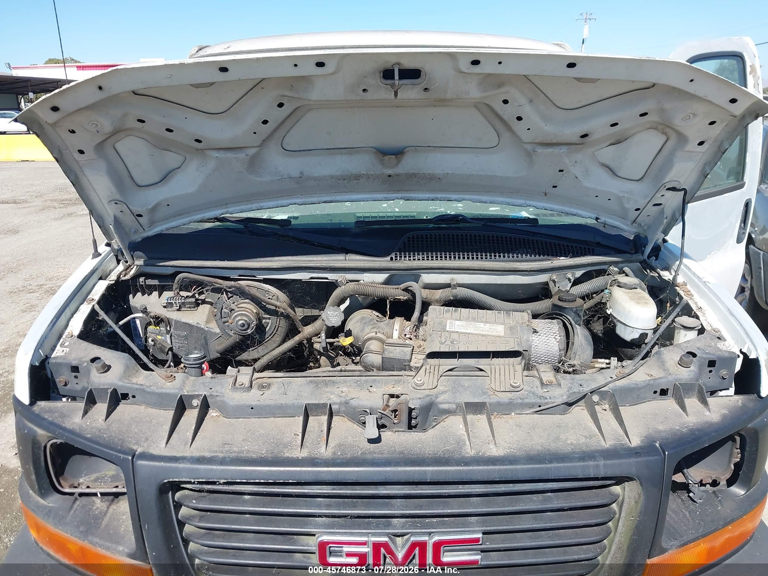 2008 Gmc Savana Work Van White vin: 1GTGG25CX81234757