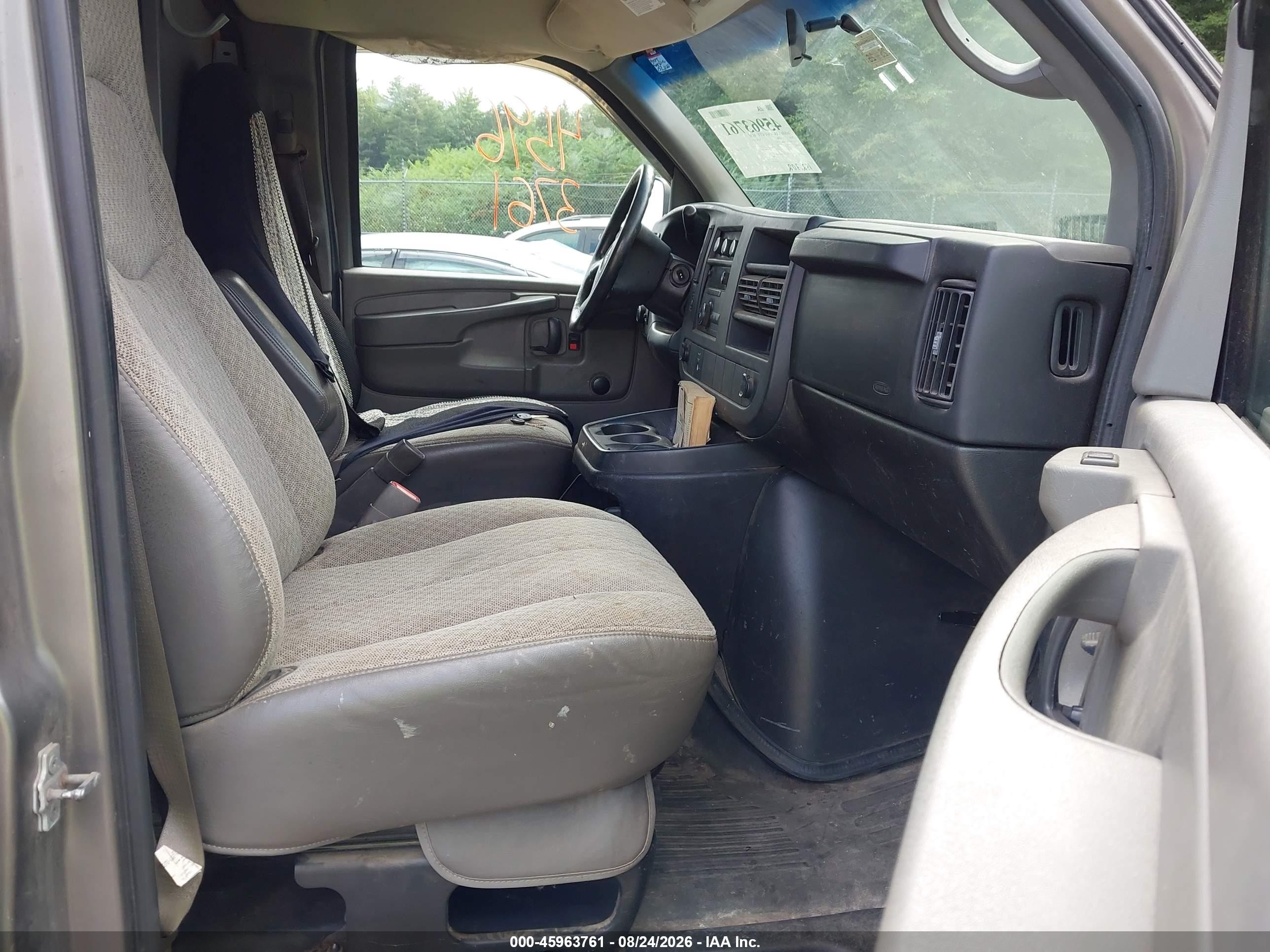 2008 Gmc Savana Work Van Gray vin: 1GTGG25K081130253