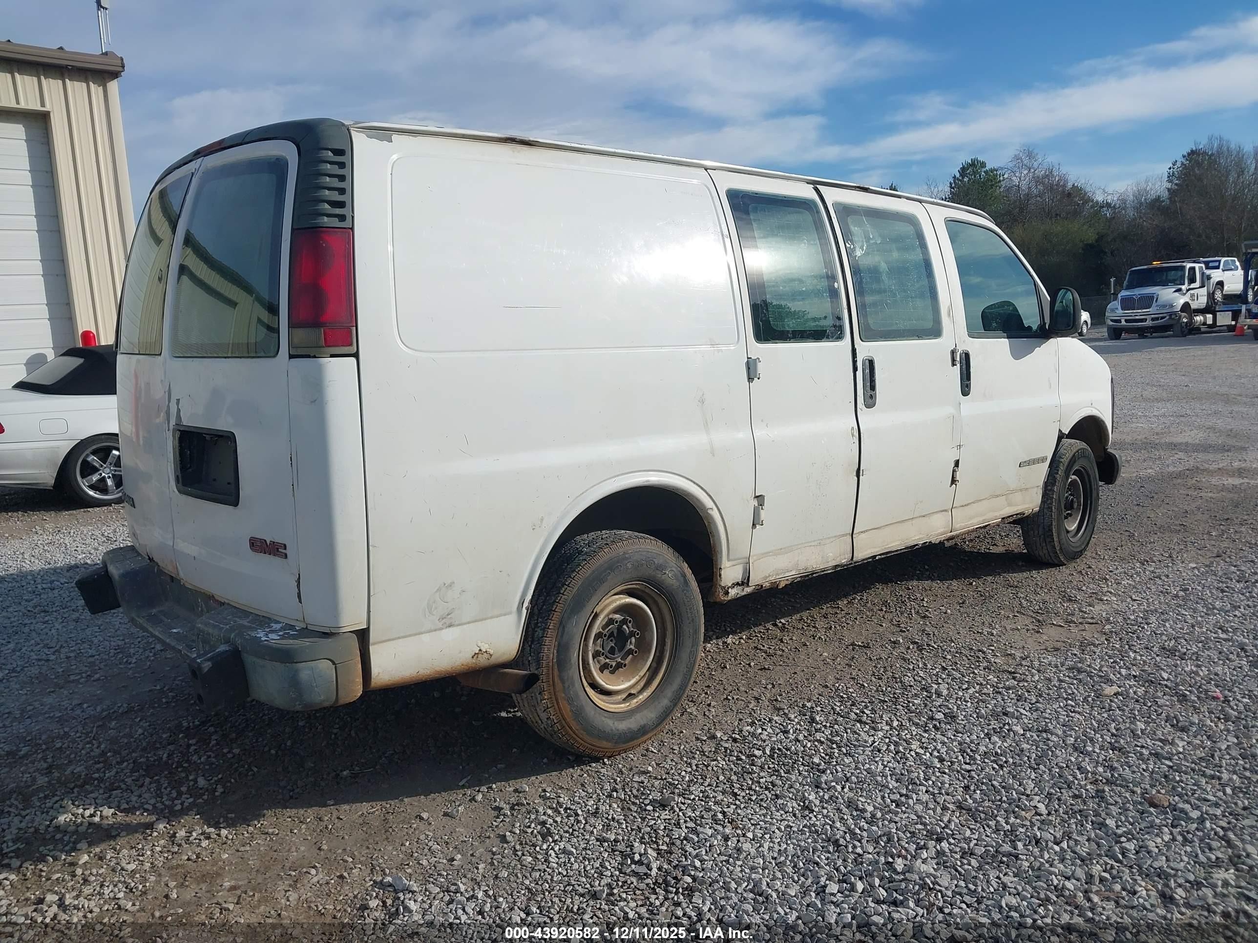 2002 Gmc Savana Standard White vin: 1GTGG25R621903120