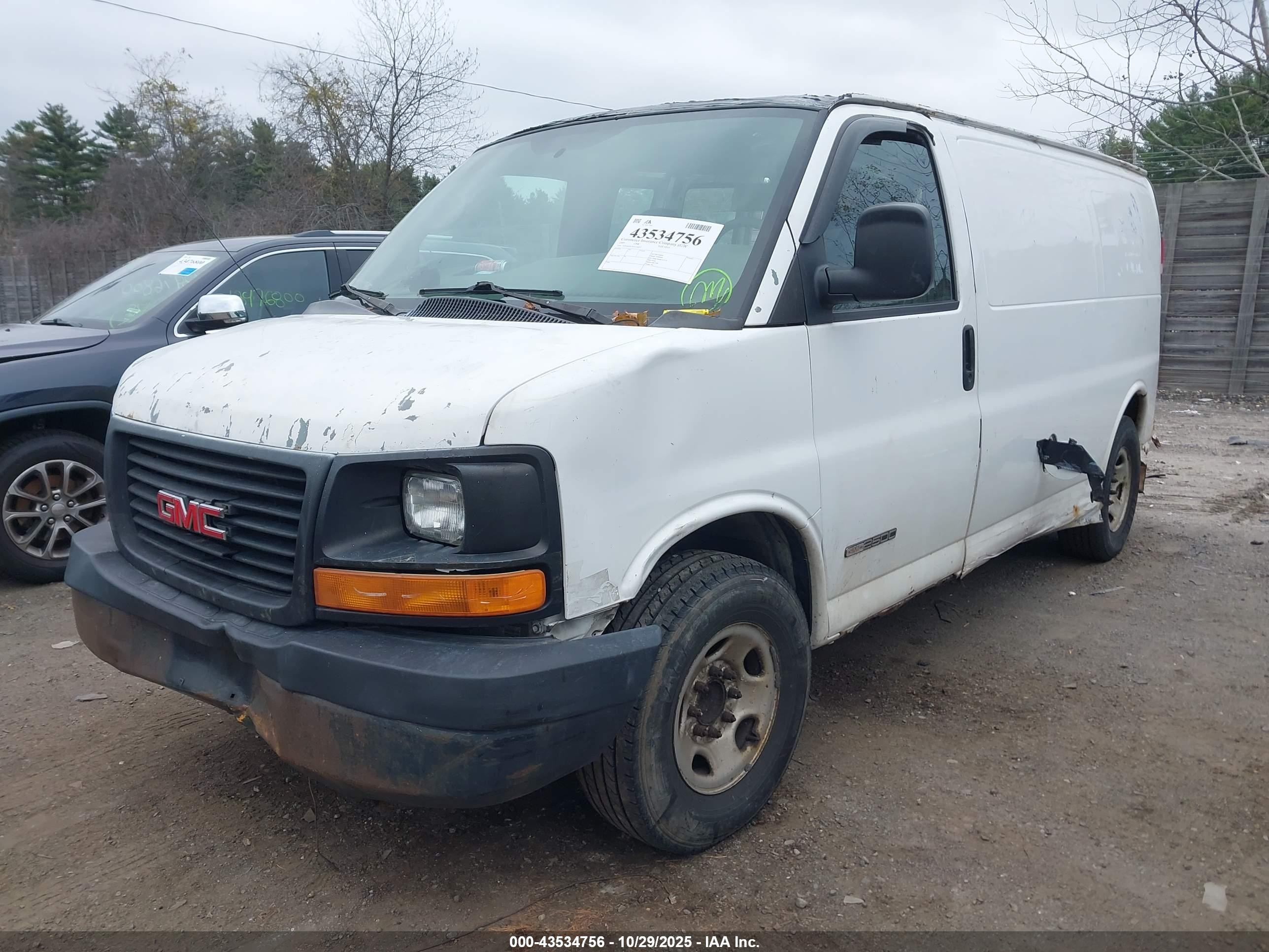 2005 Gmc Savana Standard White vin: 1GTGG25UX51110217