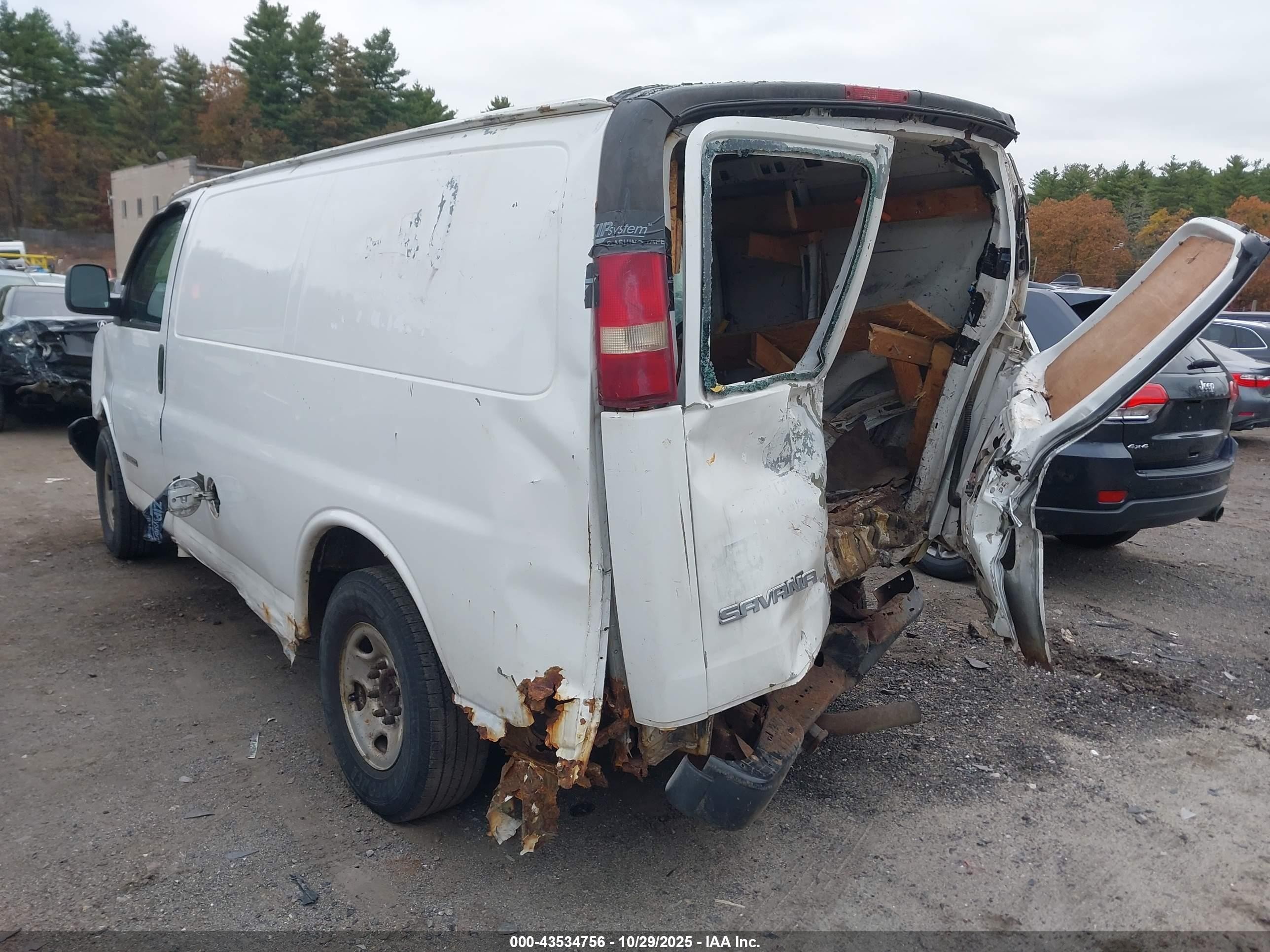 2005 Gmc Savana Standard White vin: 1GTGG25UX51110217