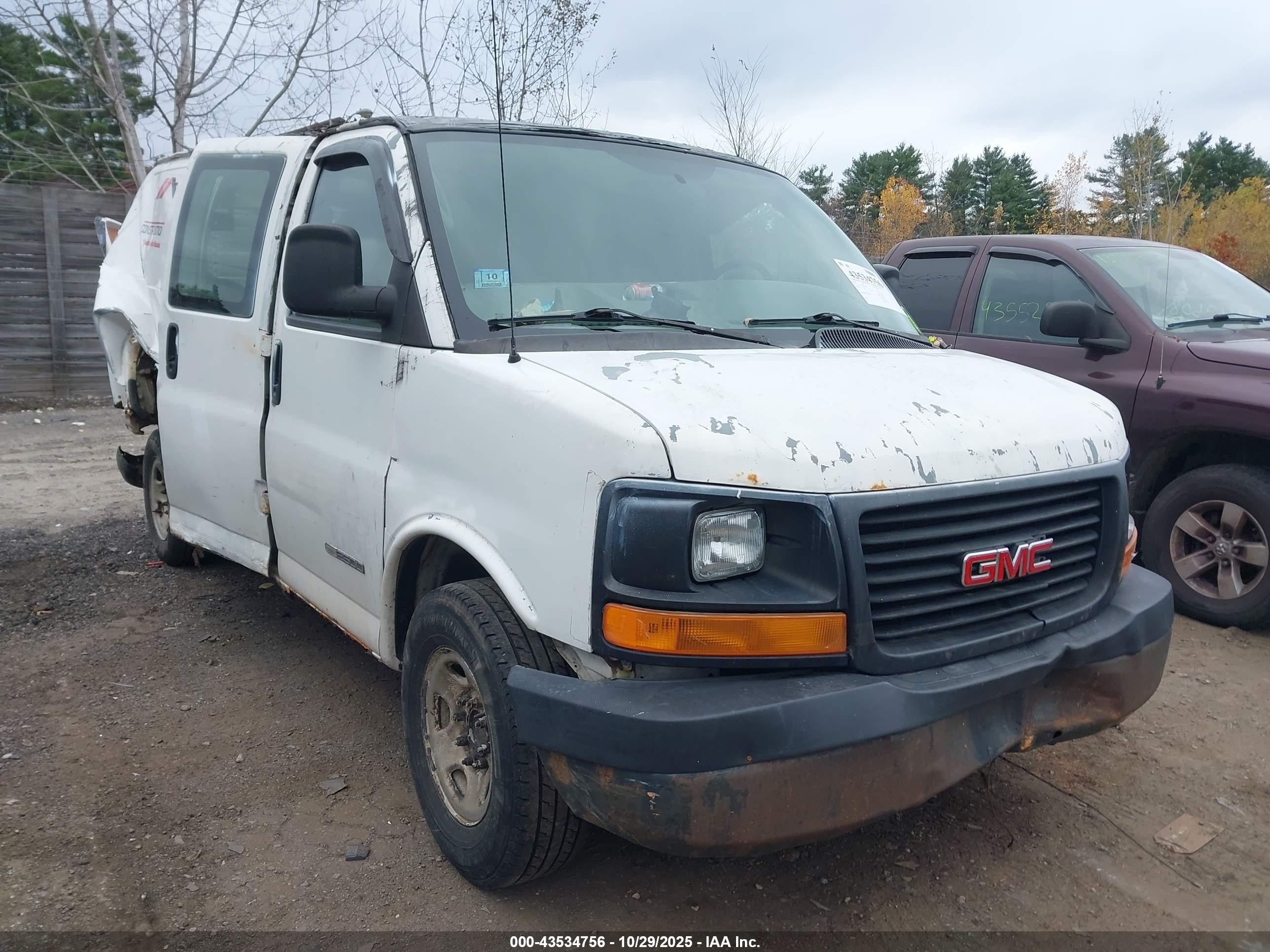 2005 Gmc Savana Standard White vin: 1GTGG25UX51110217