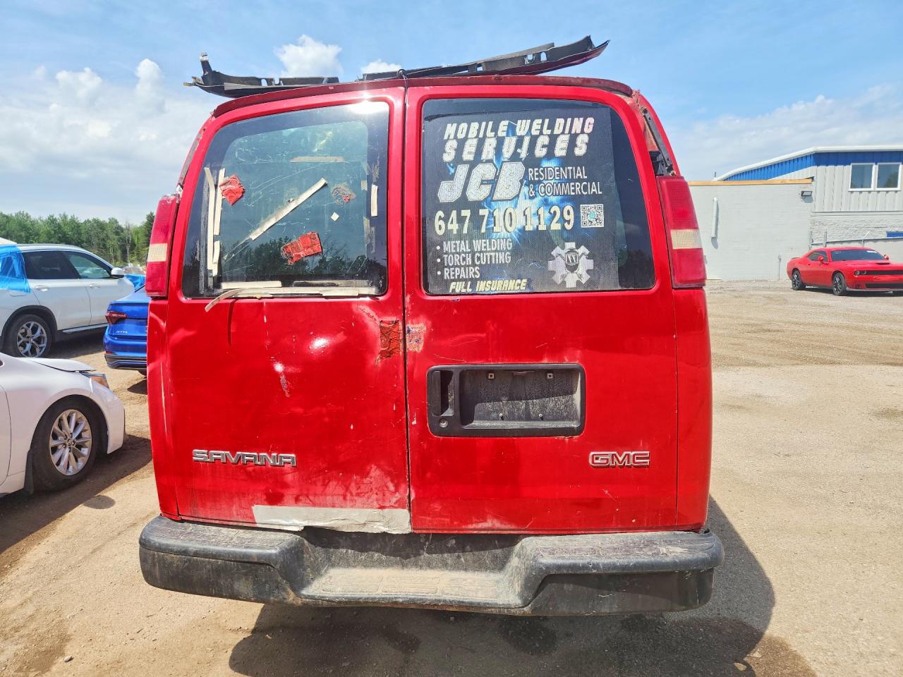 2005 Gmc Savana G2500 Red vin: 1GTGG25V351135467