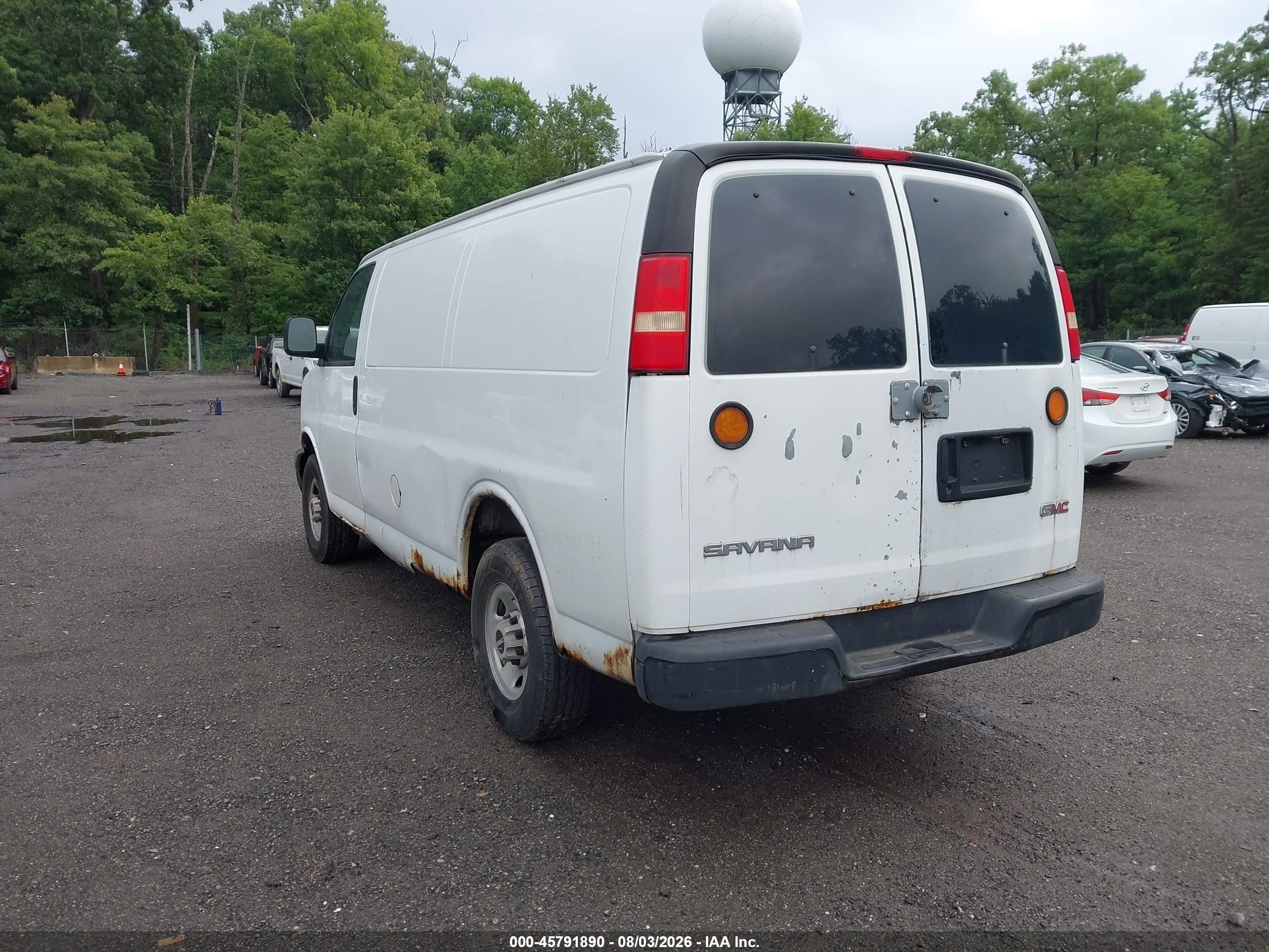 2006 Gmc Savana Work Van White vin: 1GTGG25V361249003