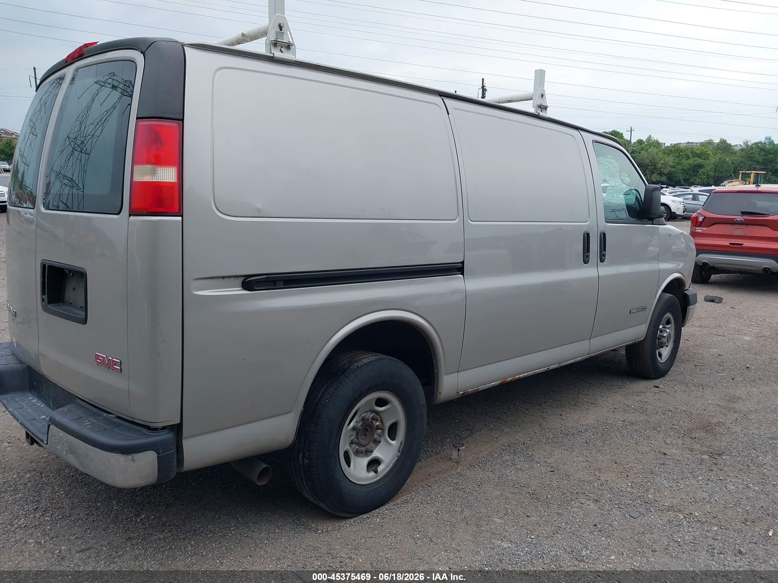 2006 Gmc Savana Work Van Коричневый vin: 1GTGG25V461125029