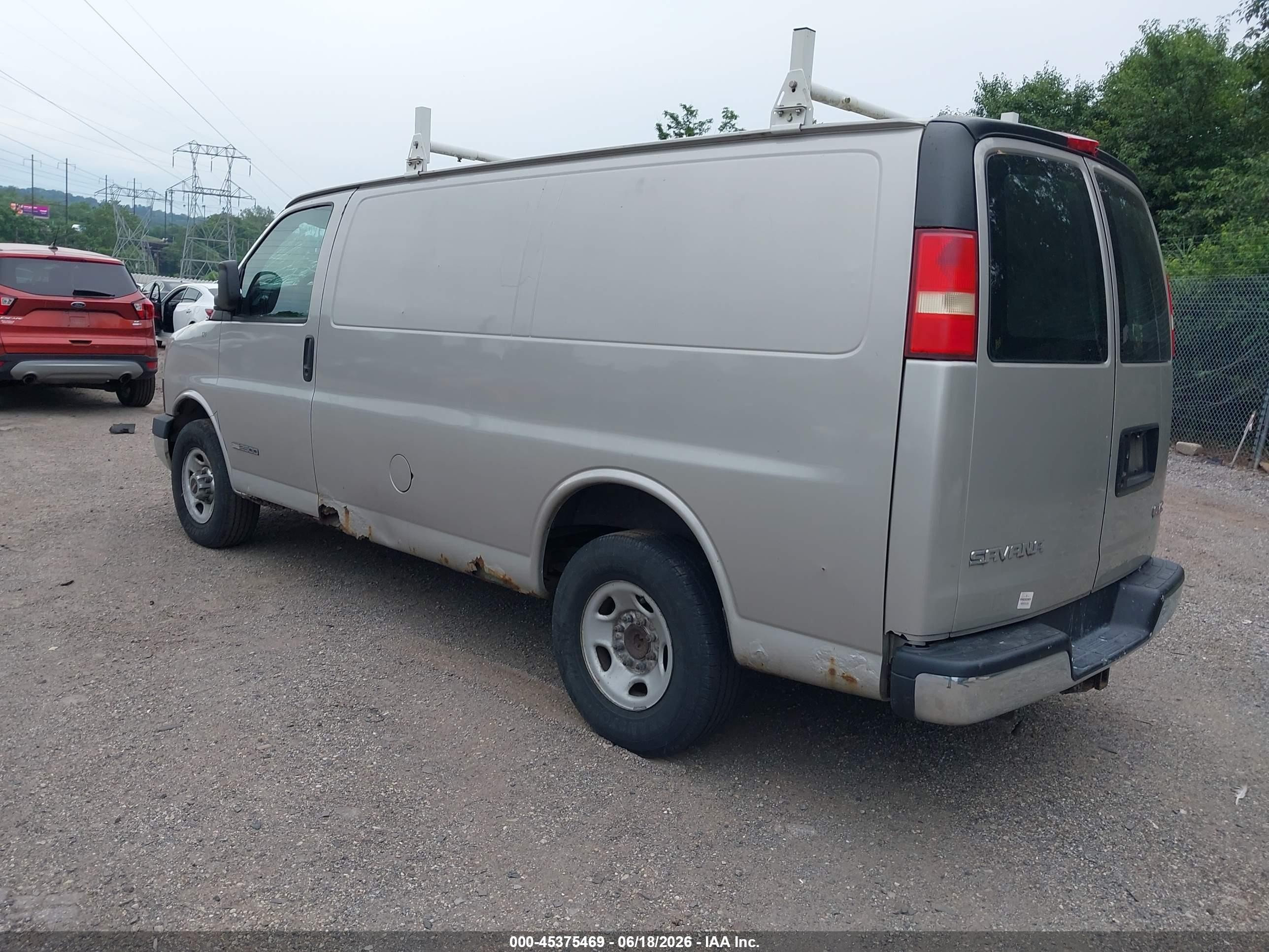 2006 Gmc Savana Work Van Коричневый vin: 1GTGG25V461125029