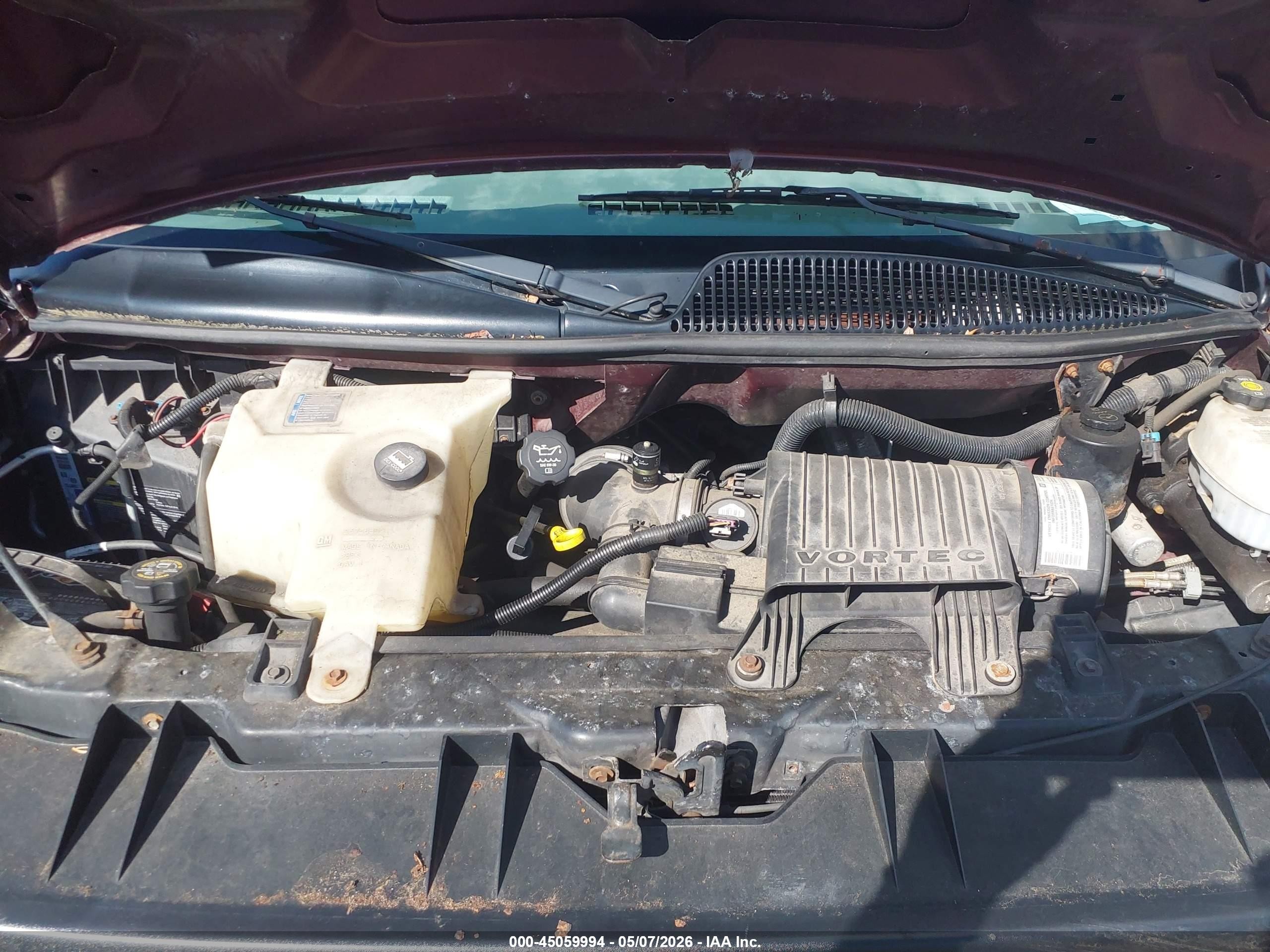 2004 Gmc Savana Standard Бордовый vin: 1GTGG25V541135114
