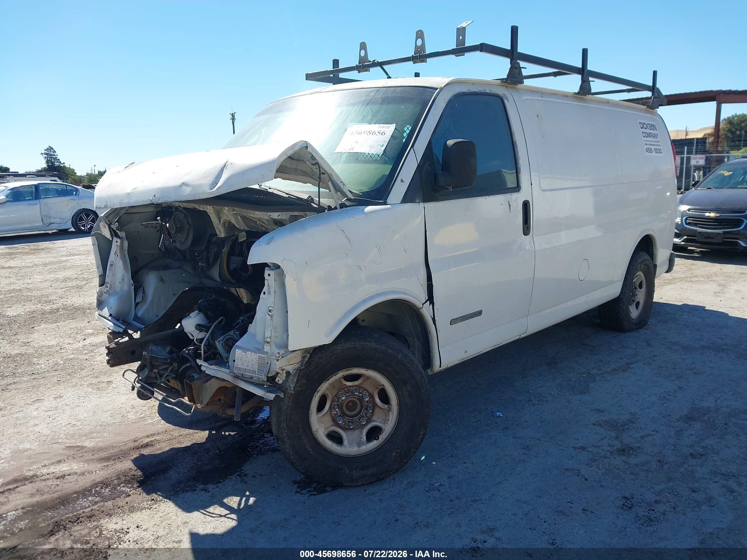 2005 Gmc Savana Standard White vin: 1GTGG25V751901295