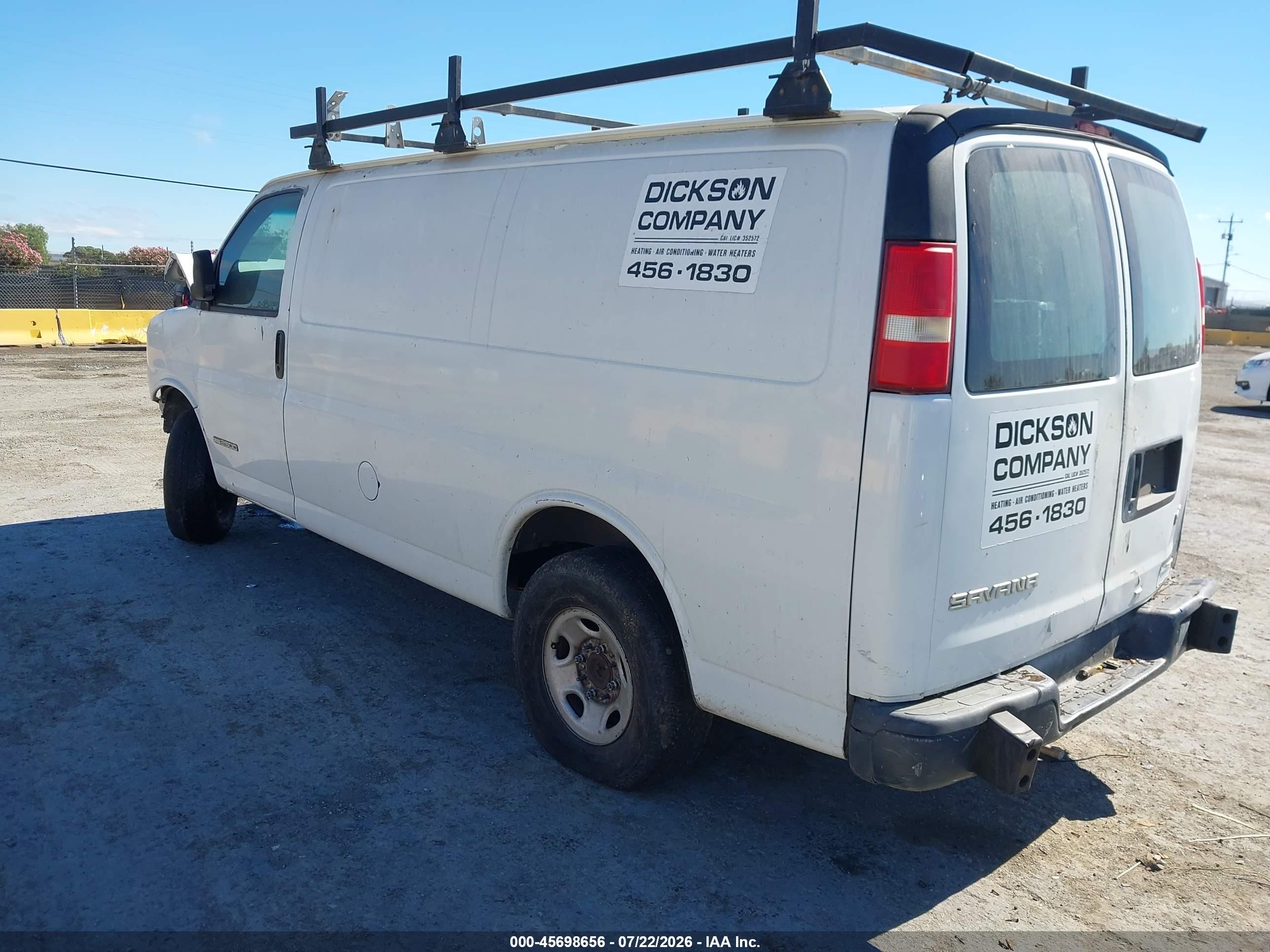 2005 Gmc Savana Standard White vin: 1GTGG25V751901295