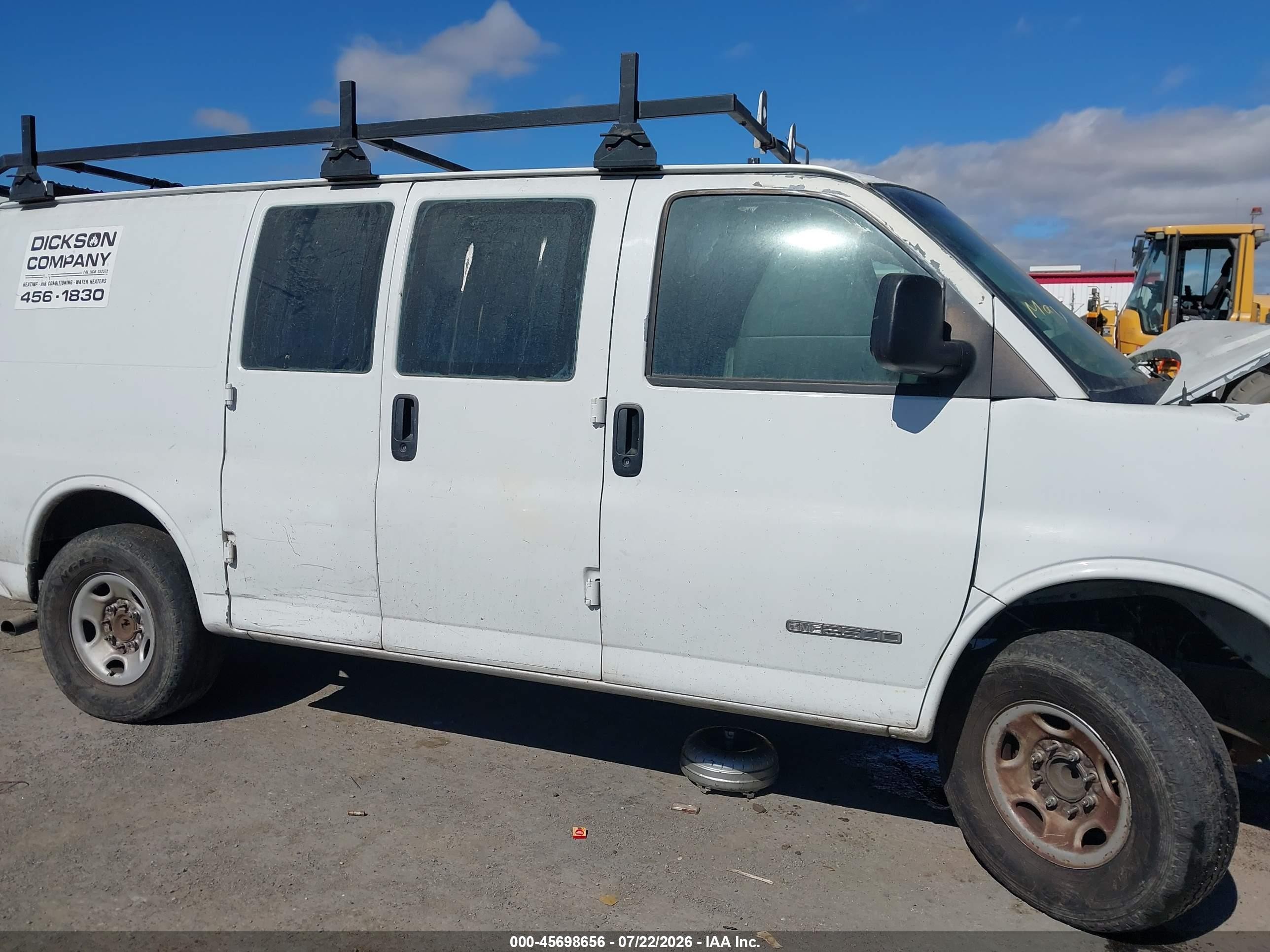 2005 Gmc Savana Standard White vin: 1GTGG25V751901295