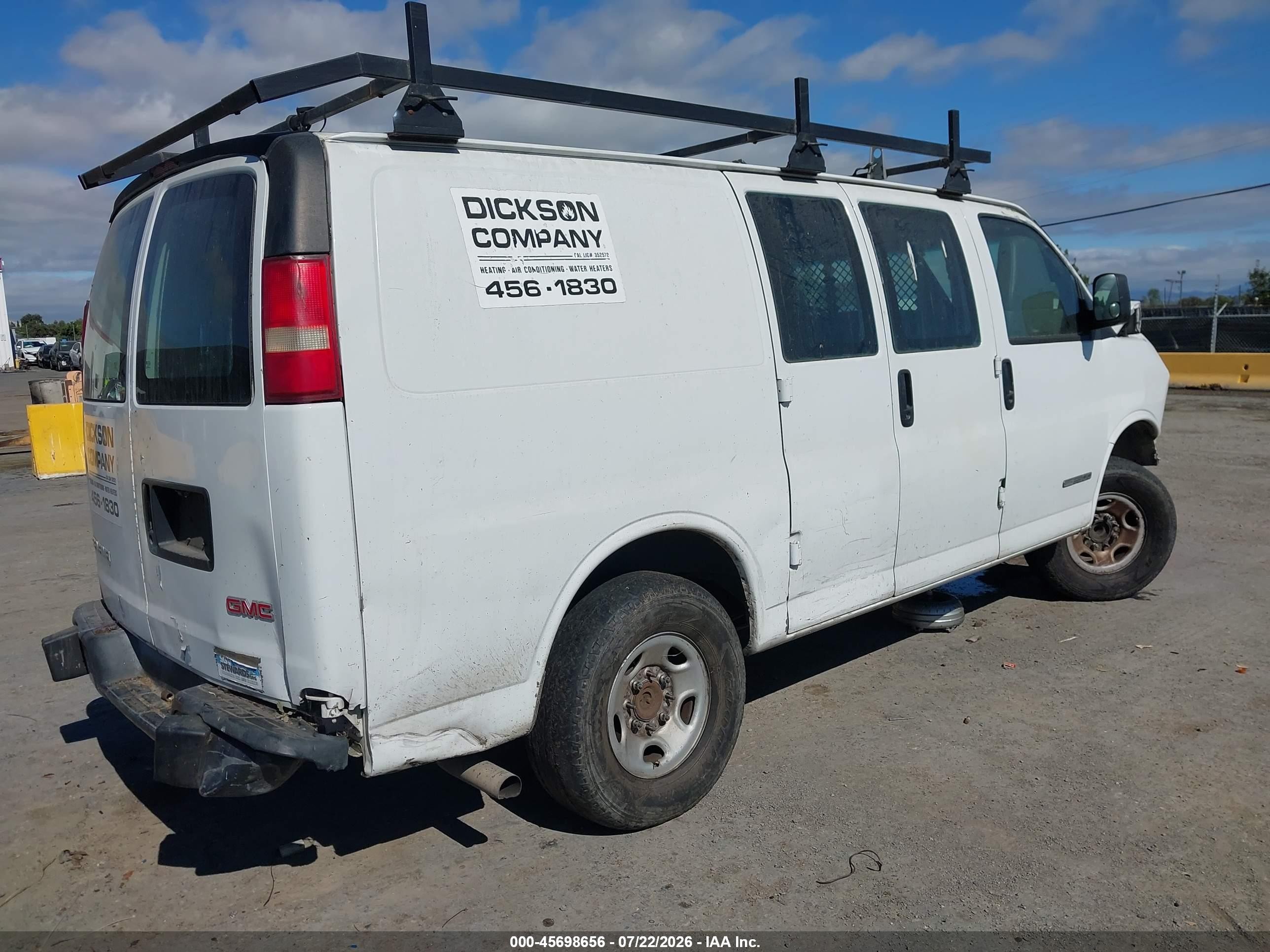 2005 Gmc Savana Standard White vin: 1GTGG25V751901295