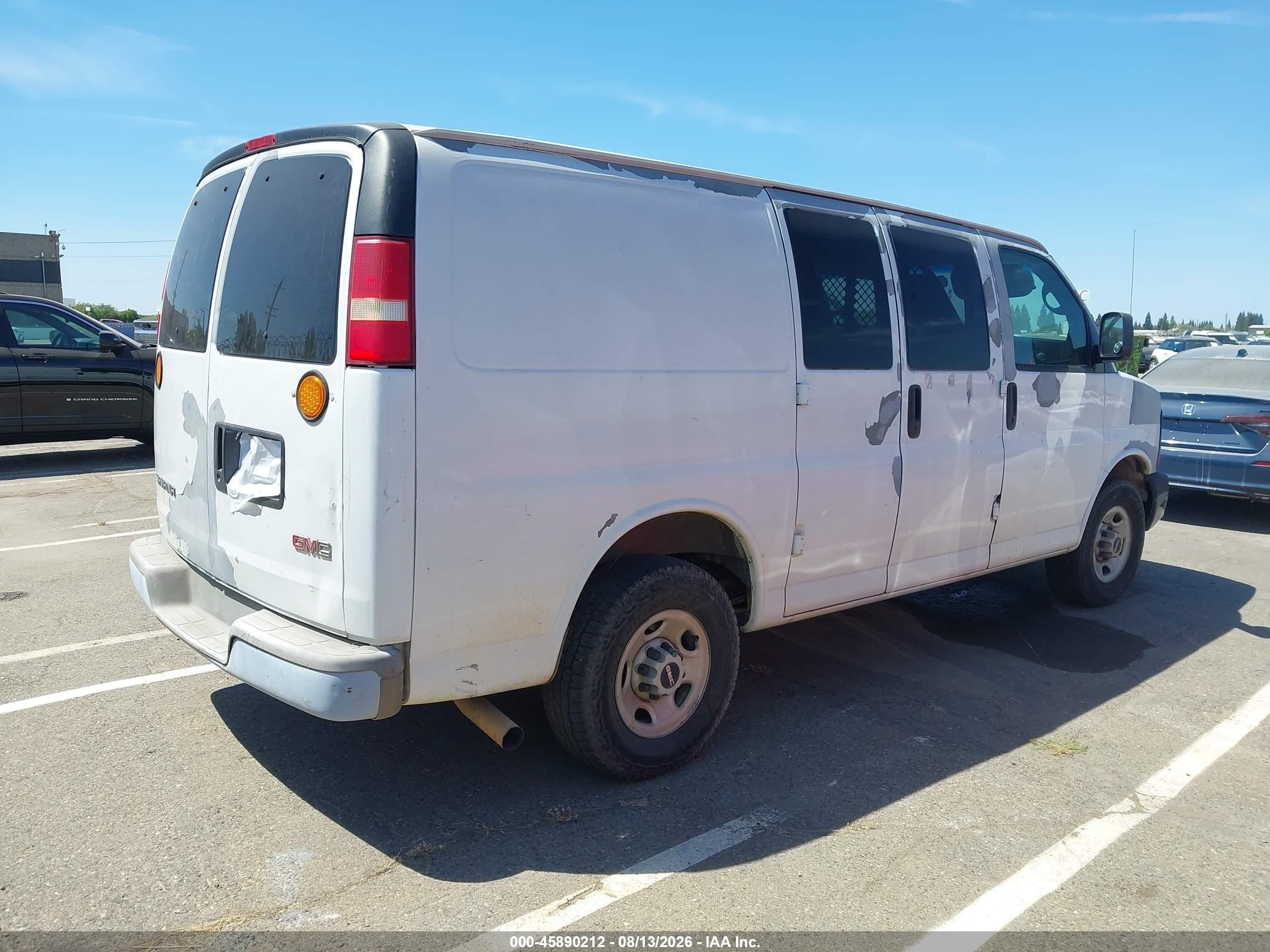 2007 Gmc Savana Work Van White vin: 1GTGG25V971191853