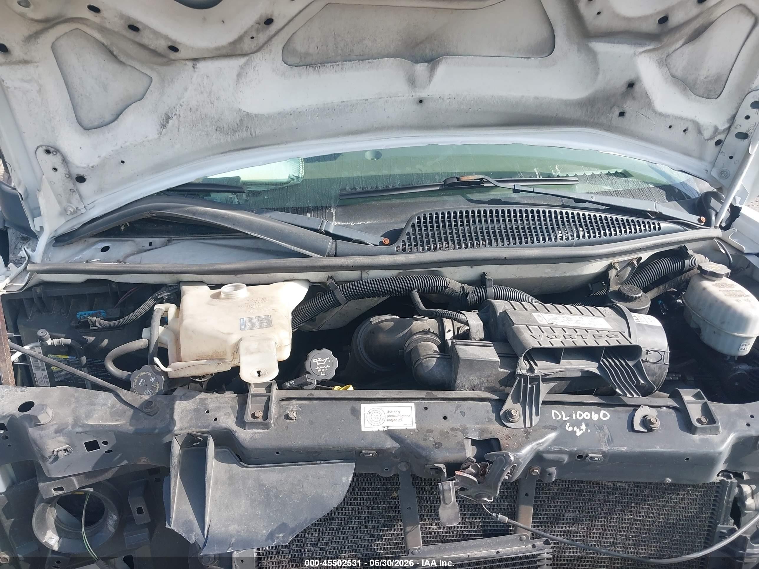 2008 Gmc Savana Cargo Van Work Van Белый vin: 1GTGG29C581913118
