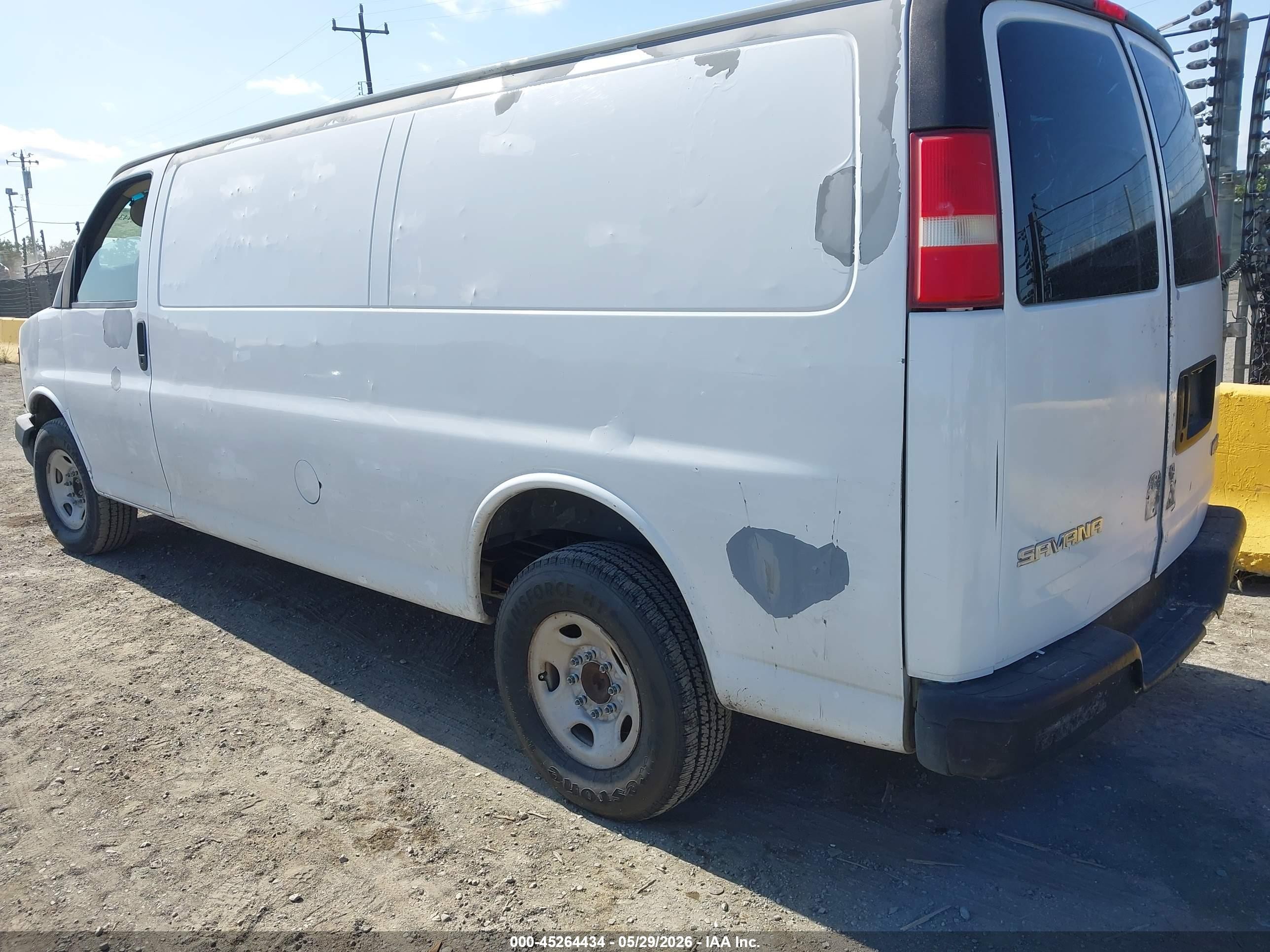 2007 Gmc Savana Work Van White vin: 1GTGG29U671122961