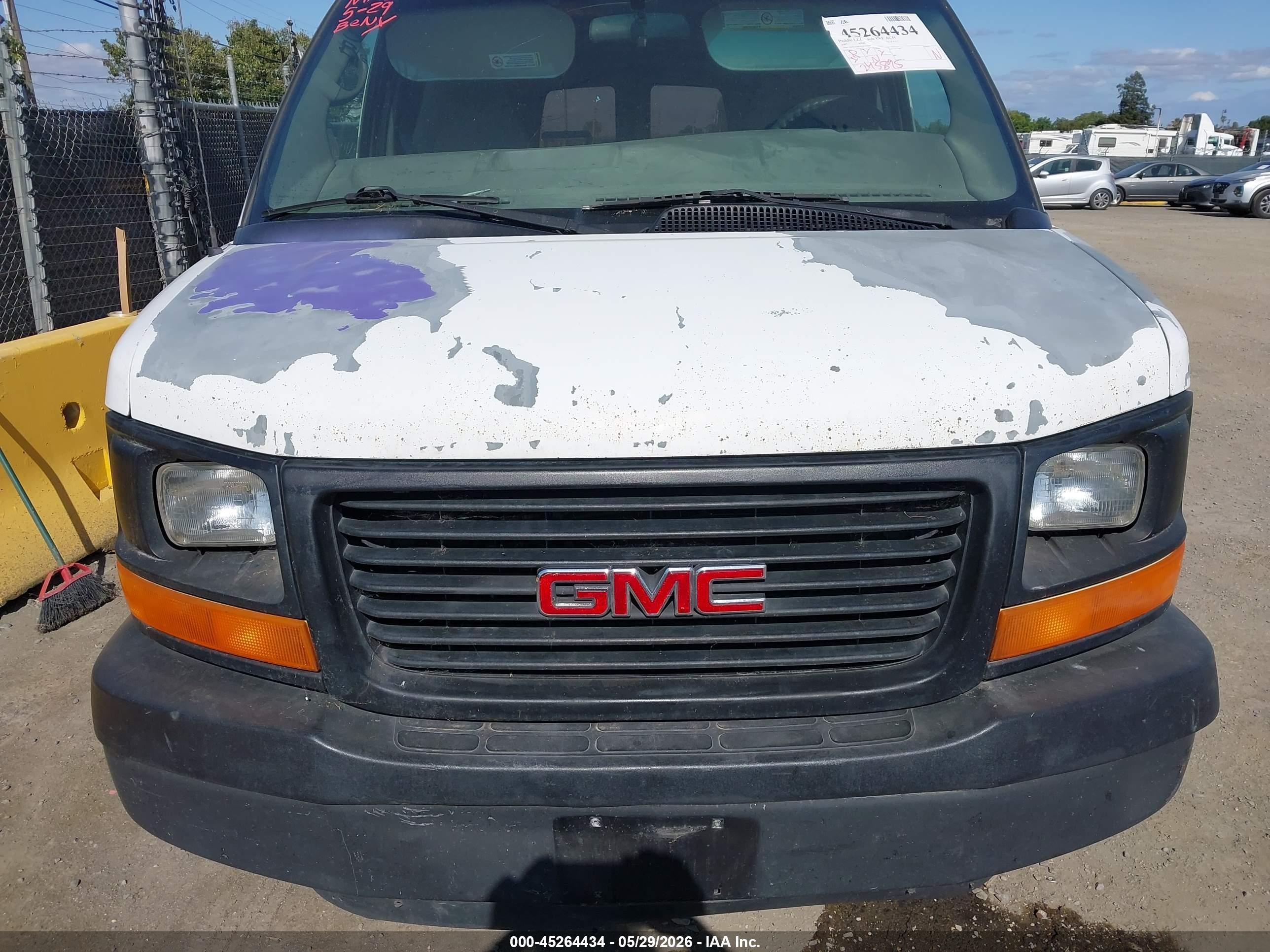 2007 Gmc Savana Work Van White vin: 1GTGG29U671122961