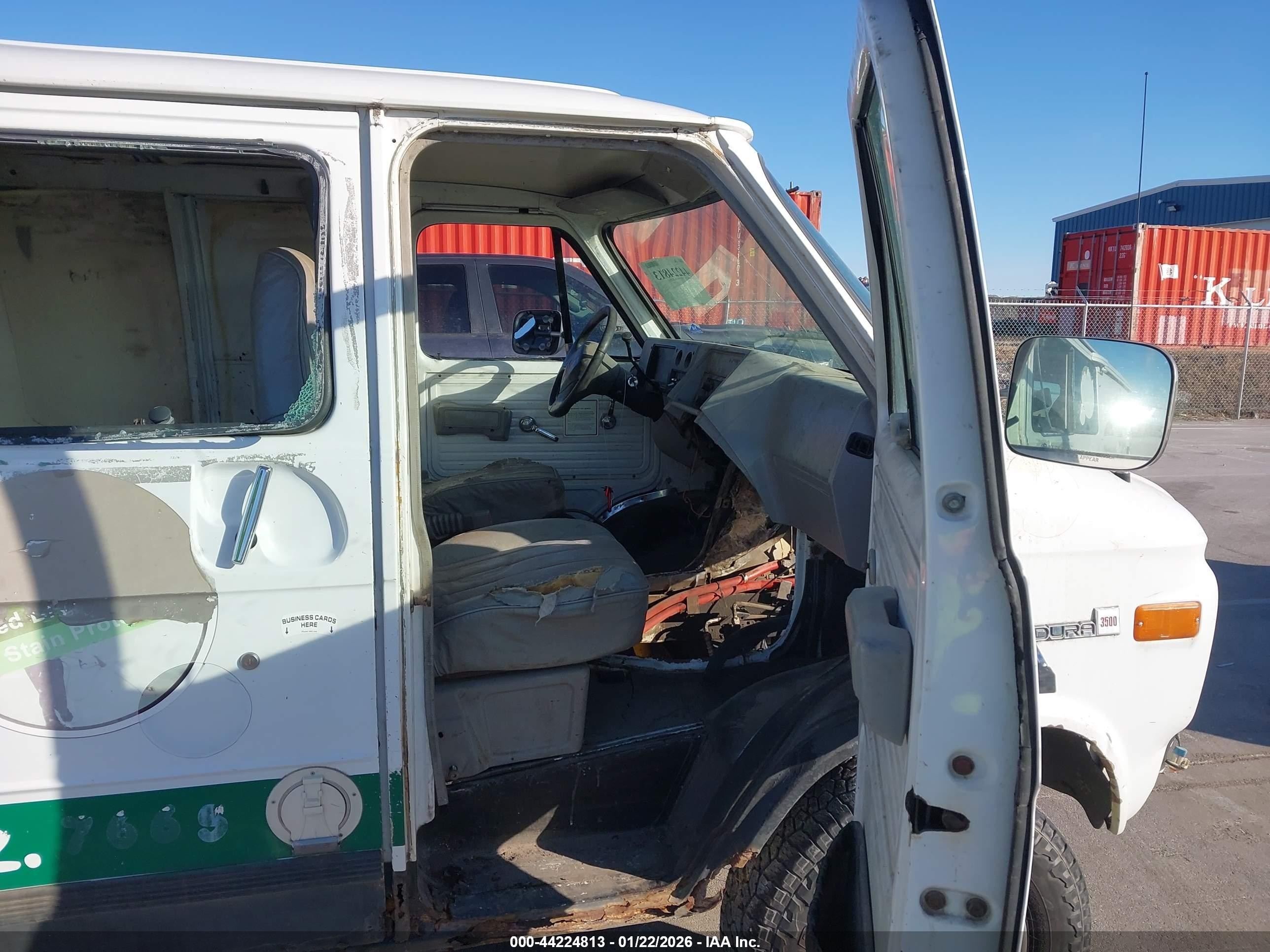1995 Gmc Vandura G3500 White vin: 1GTGG35KXSF534922