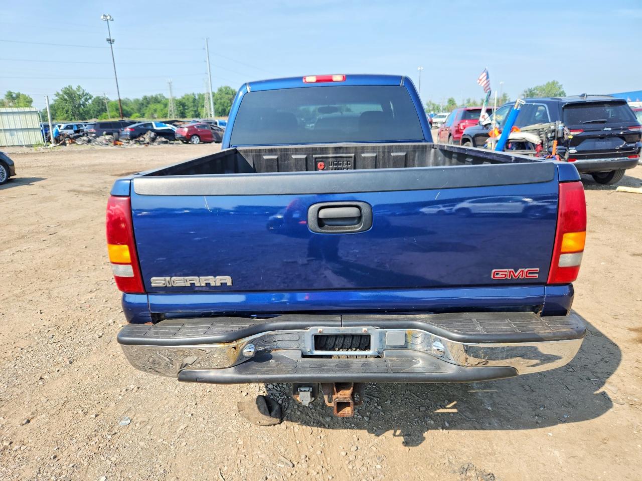 2002 Gmc Sierra K1500 Heavy Duty Blue vin: 1GTGK13U12F110889