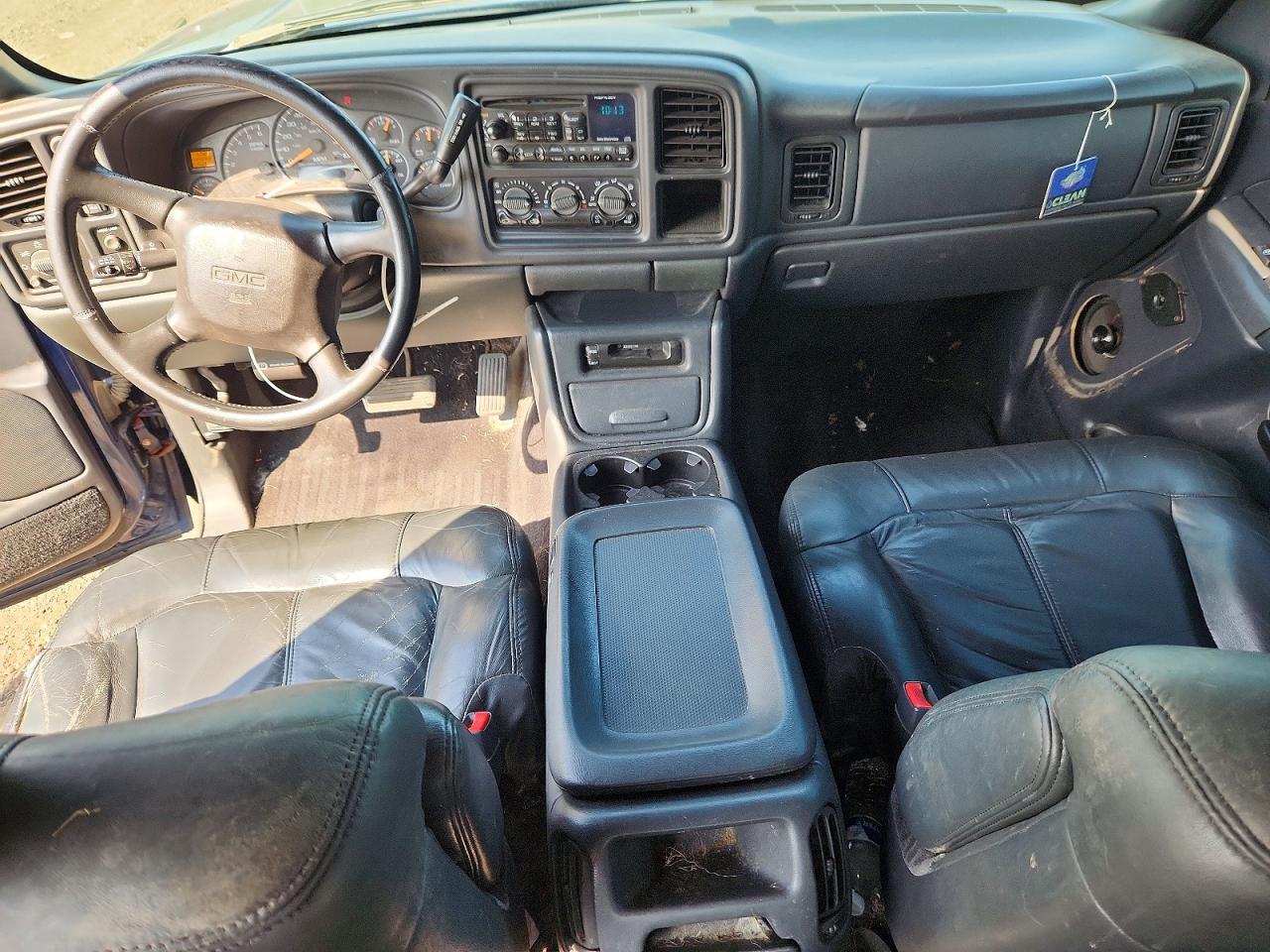 2002 Gmc Sierra K1500 Heavy Duty Blue vin: 1GTGK13U12F110889
