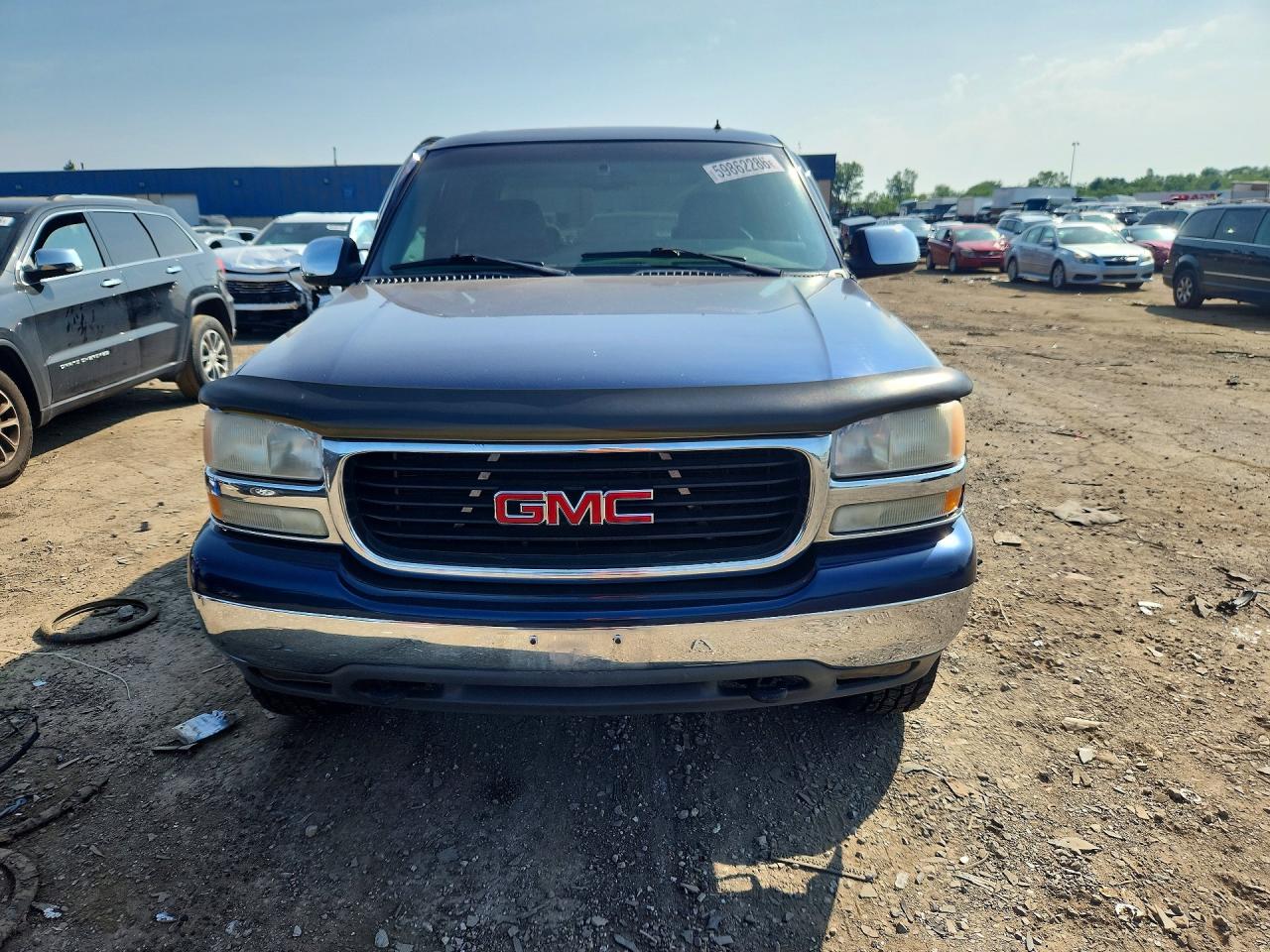 2002 Gmc Sierra K1500 Heavy Duty Blue vin: 1GTGK13U12F110889
