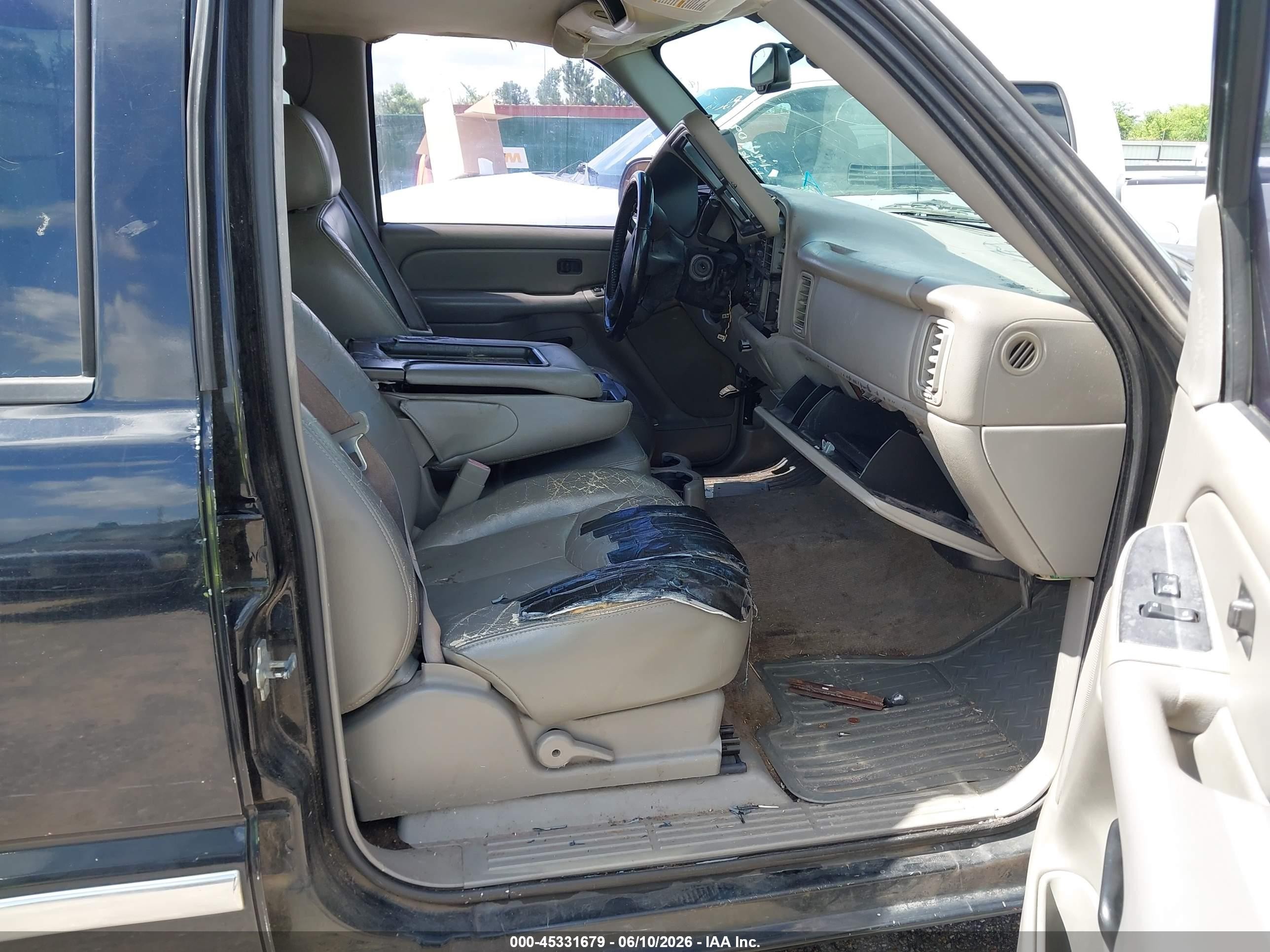 2006 Gmc Sierra 1500hd Sle1 Black vin: 1GTGK13U16F144109