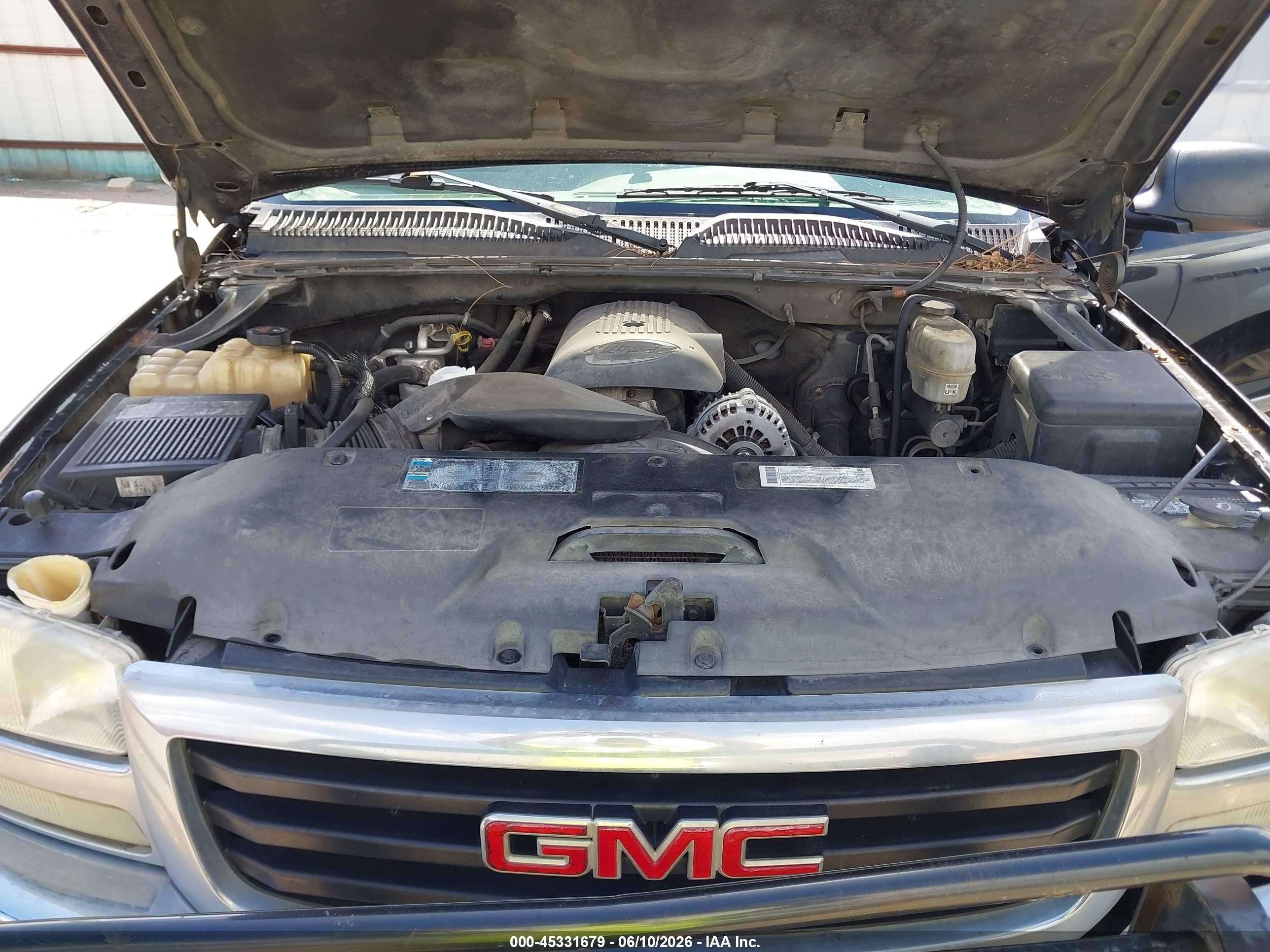 2006 Gmc Sierra 1500hd Sle1 Black vin: 1GTGK13U16F144109