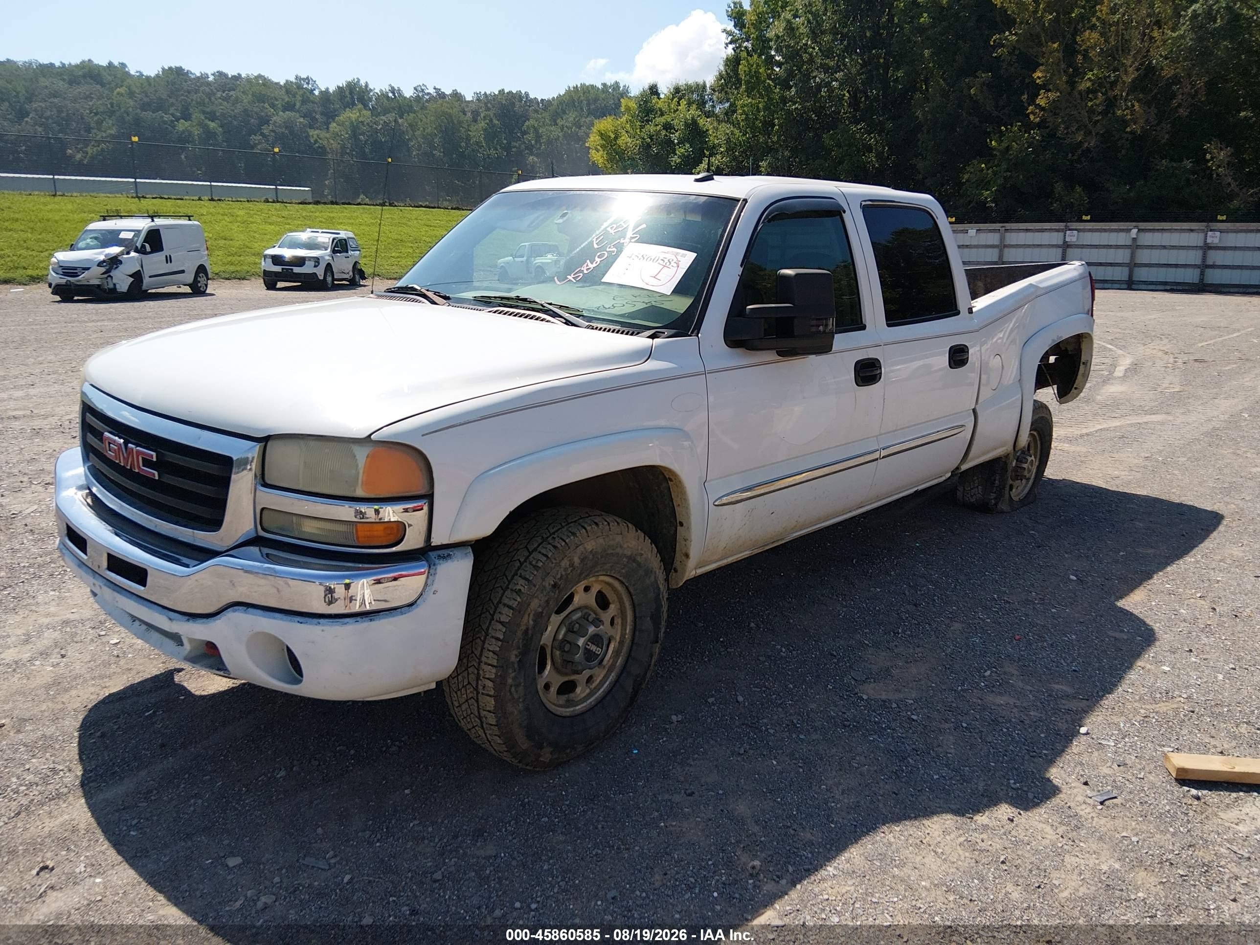 2003 Gmc Sierra 1500hd Slt Белый vin: 1GTGK13U23F161285