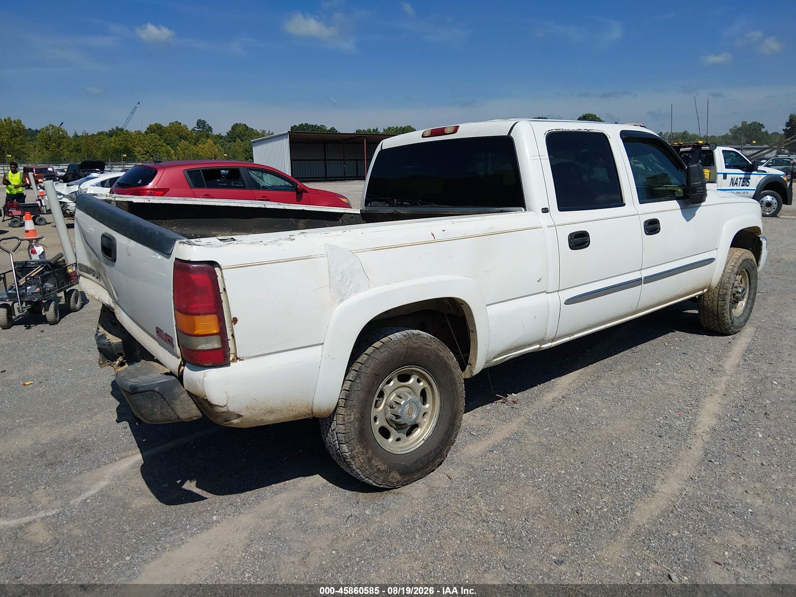 2003 Gmc Sierra 1500hd Slt Белый vin: 1GTGK13U23F161285