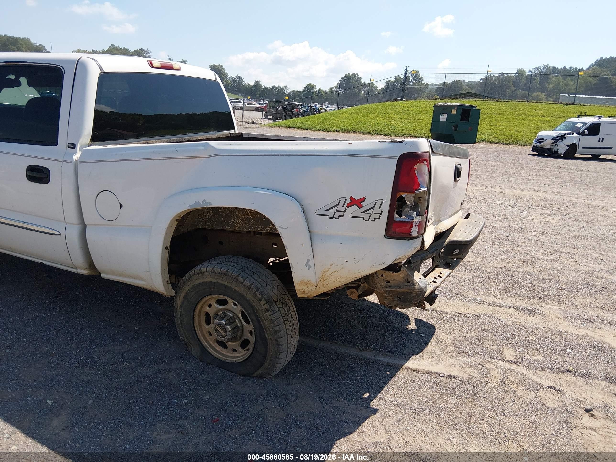 2003 Gmc Sierra 1500hd Slt Белый vin: 1GTGK13U23F161285