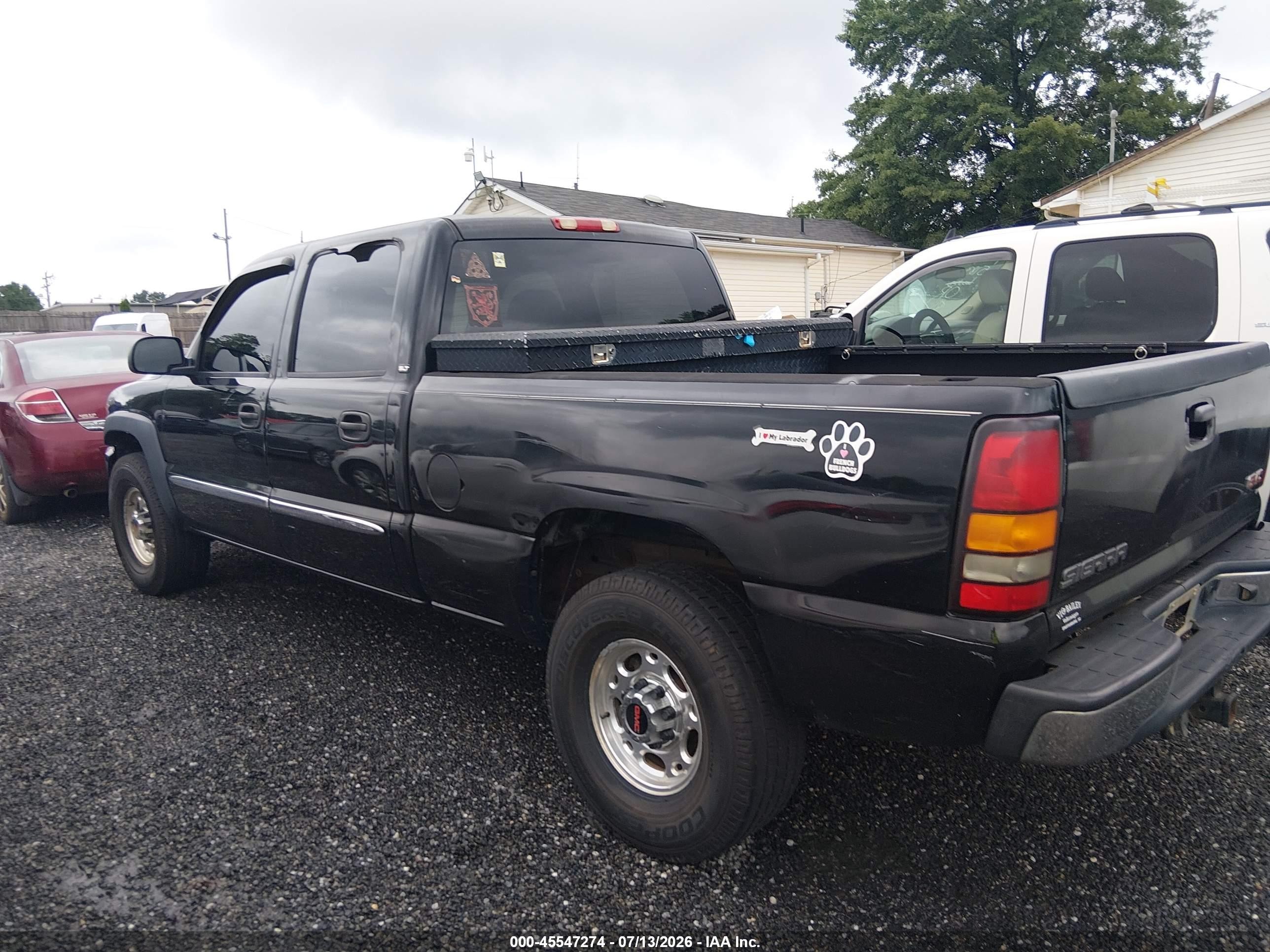 2005 Gmc Sierra 1500hd Slt Black vin: 1GTGK13U45F889662