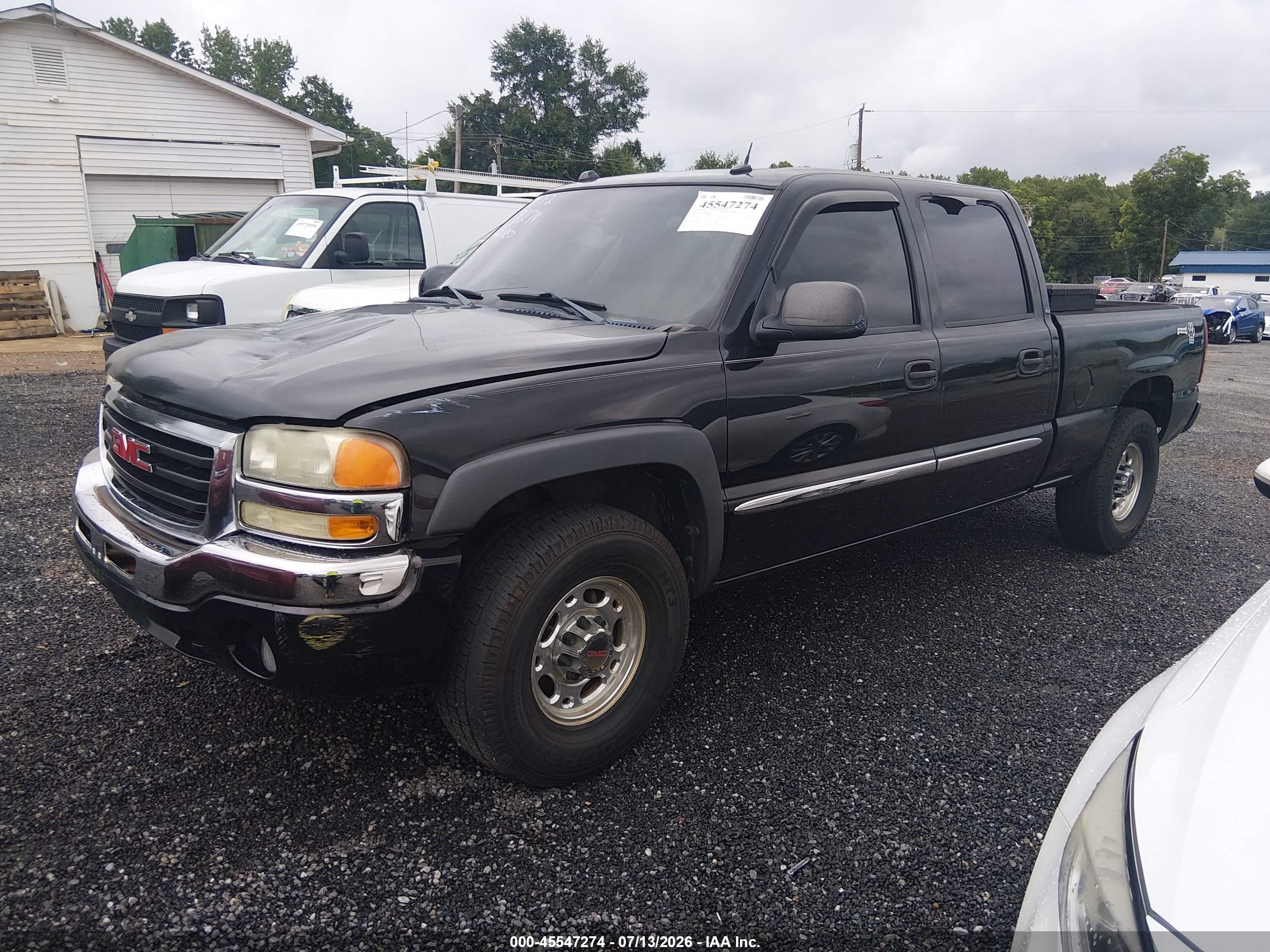 2005 Gmc Sierra 1500hd Slt Black vin: 1GTGK13U45F889662
