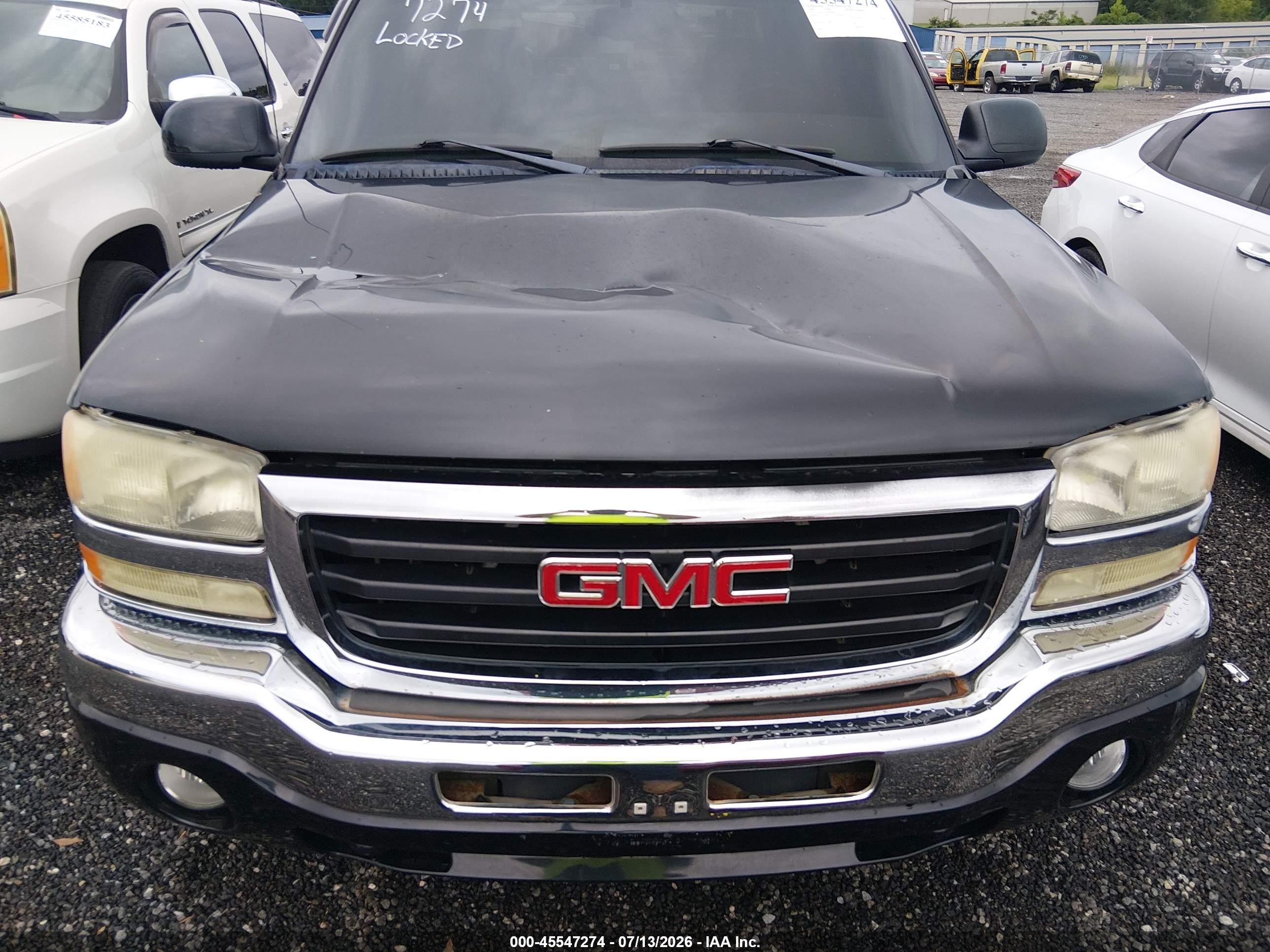 2005 Gmc Sierra 1500hd Slt Black vin: 1GTGK13U45F889662