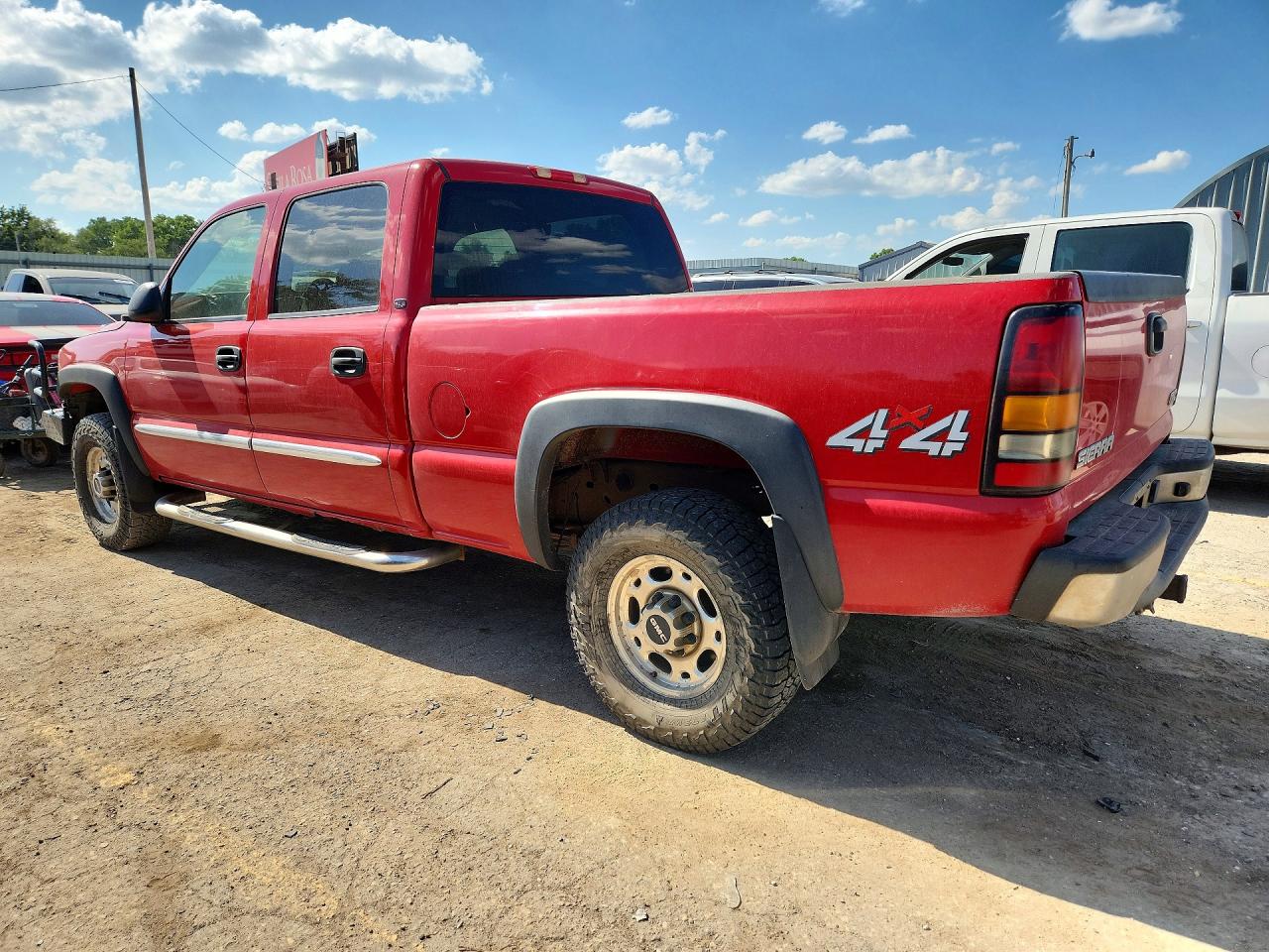 2007 Gmc Sierra K1500 Classic Hd Red vin: 1GTGK13U57F194934