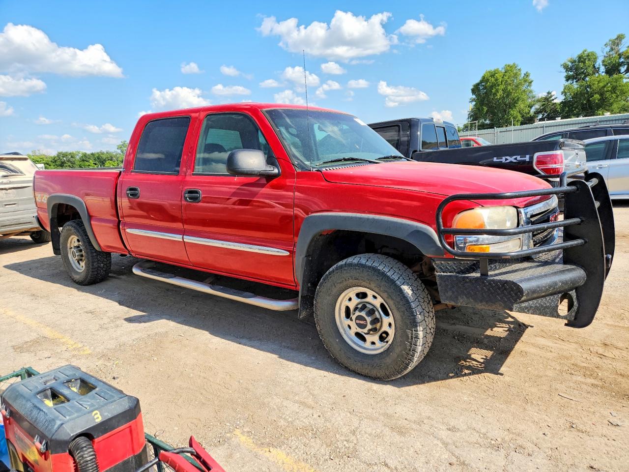 2007 Gmc Sierra K1500 Classic Hd Red vin: 1GTGK13U57F194934