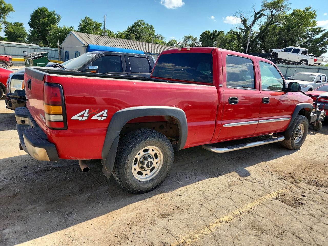 2007 Gmc Sierra K1500 Classic Hd Red vin: 1GTGK13U57F194934