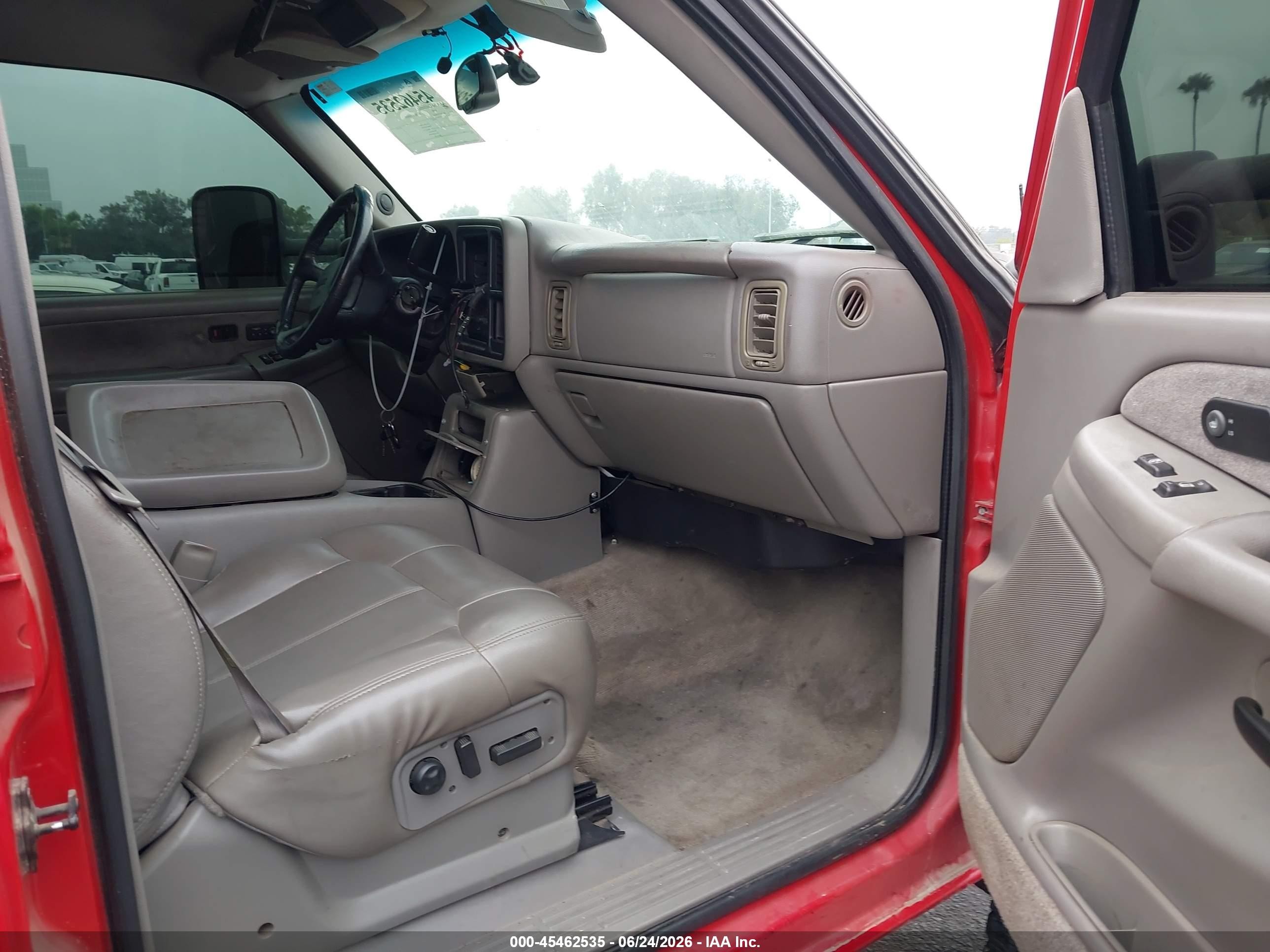 2001 Gmc Sierra 1500hd Sle Red vin: 1GTGK13U71F160016