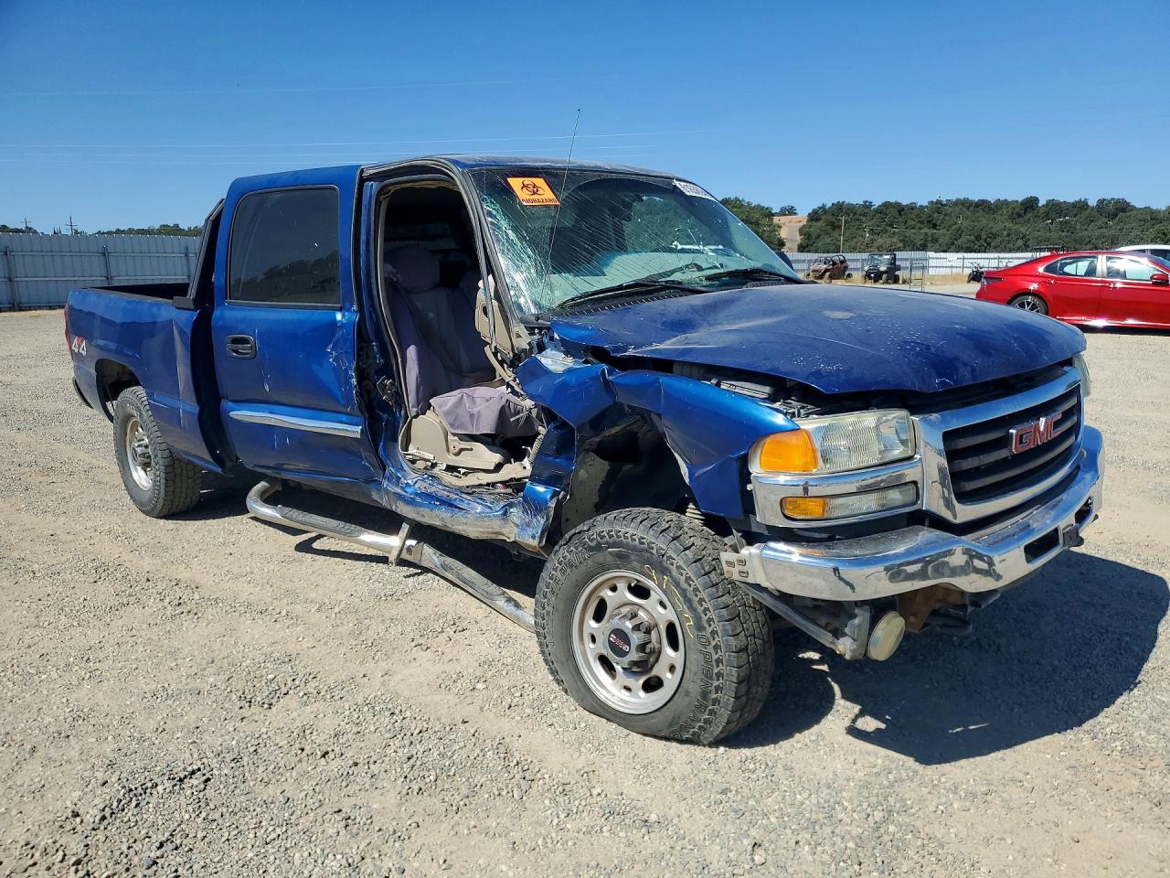 2003 Gmc Sierra K1500 Heavy Duty Blue vin: 1GTGK13U83F103990
