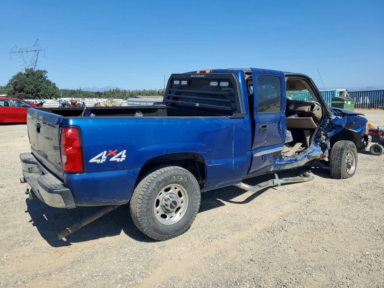 2003 Gmc Sierra K1500 Heavy Duty Blue vin: 1GTGK13U83F103990