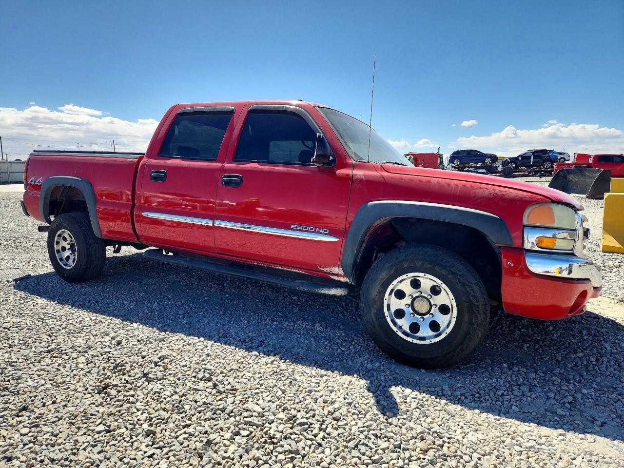 2003 Gmc Sierra K1500 Heavy Duty Red vin: 1GTGK13U83F148301